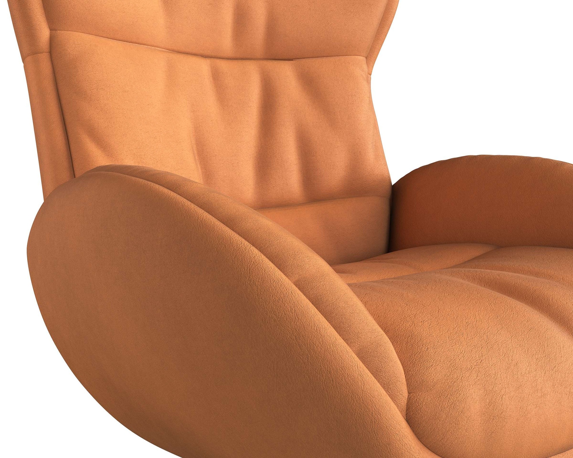 FLEXLUX Relaxsessel »Haze, TV-Sessel, Fernsehsessel, Polstersessel,«, Rückenteilverstellung, drehbar, Fuß Alu
