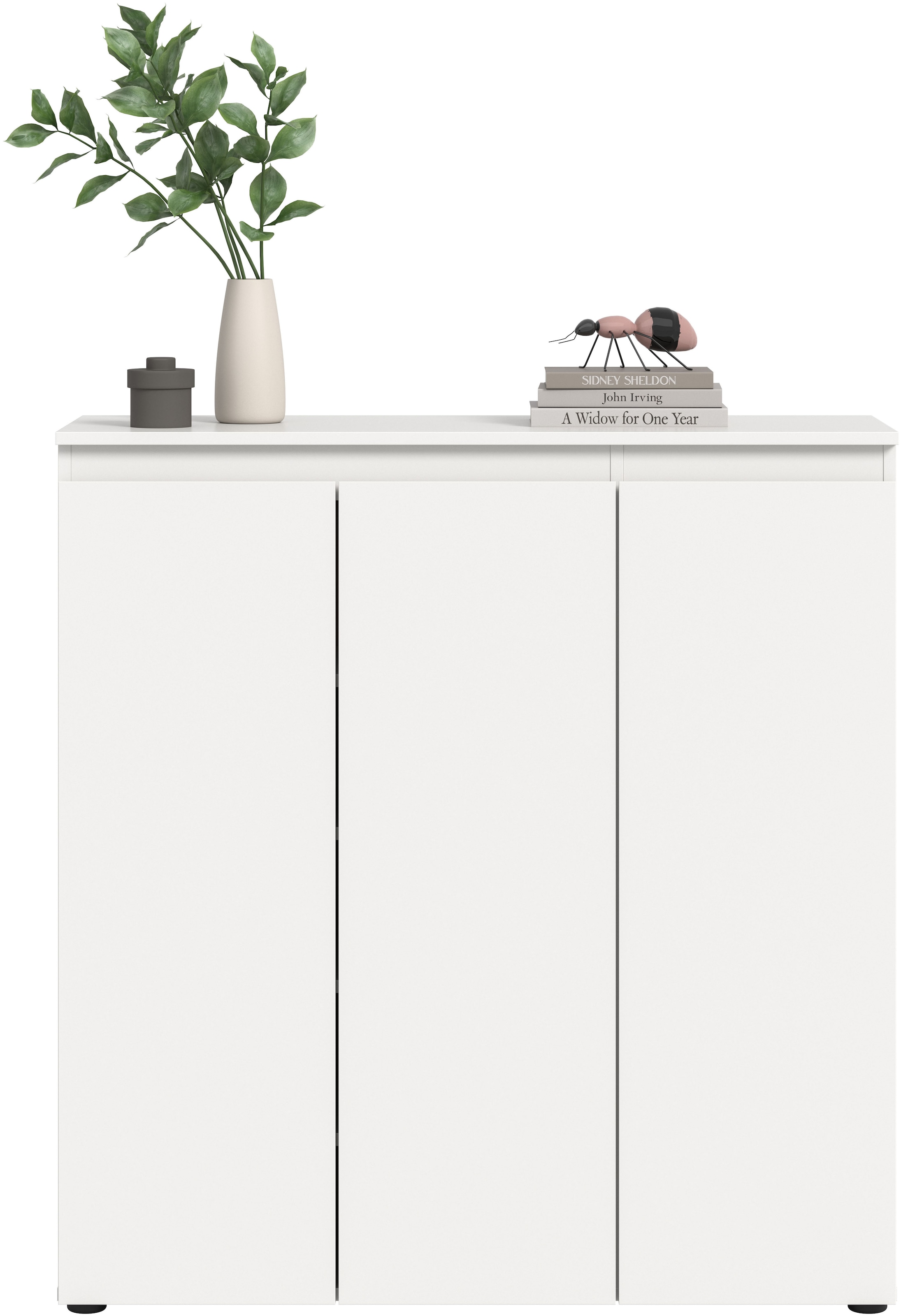 Home affaire Mehrzweckschrank »CIPELA, 105x111 cm, viel Stauraum, variable Einlegeböden, universal« in vielen verschiedenen Trendfarben verfügbar, 1 Stk. tlg. Schuhschrank, Kleiderschrank, Universalschrank, Aktenschrank, Schrank