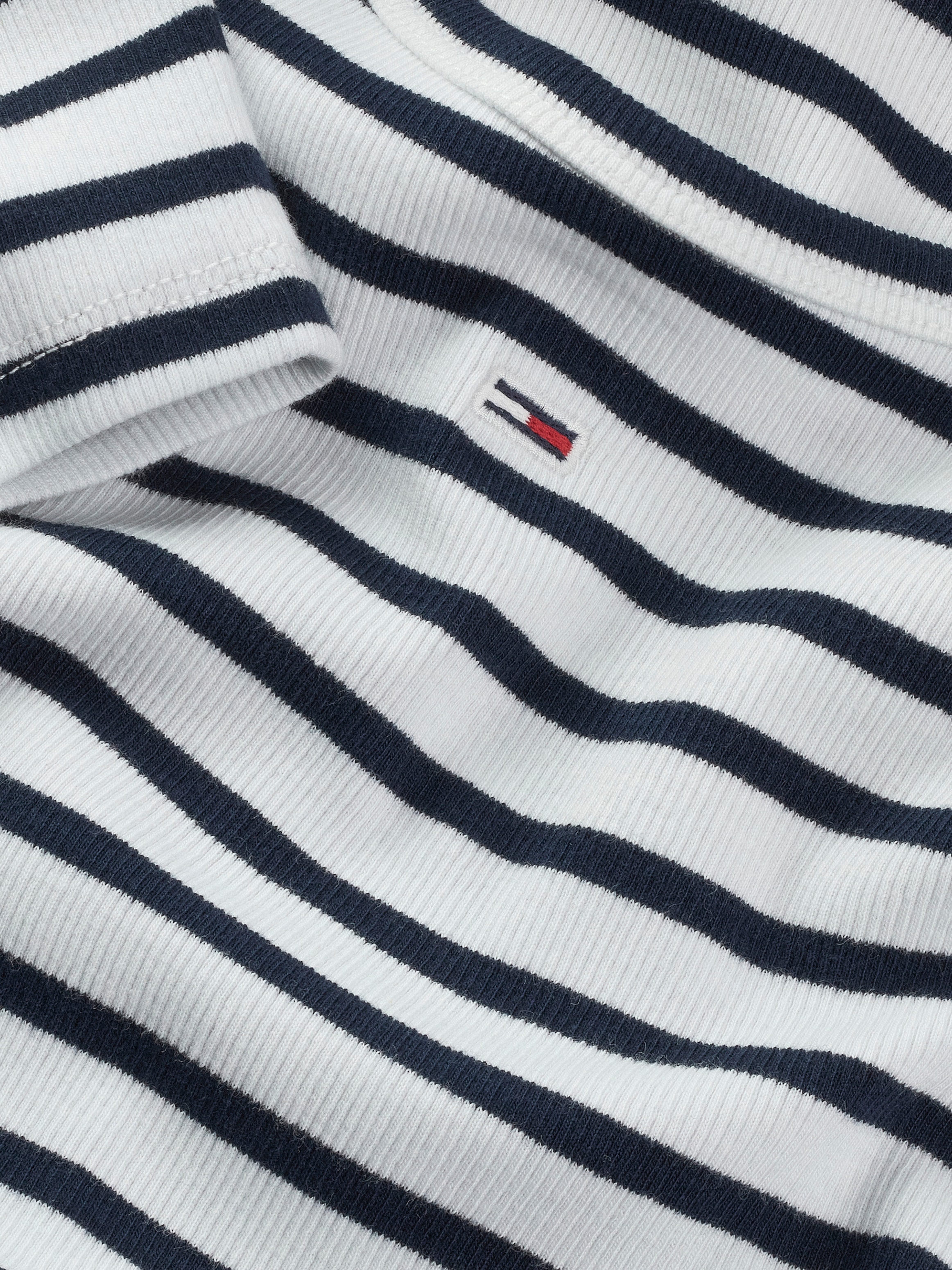 Tommy Jeans Curve T-Shirt »Slim Essential Rib«, Große Größen