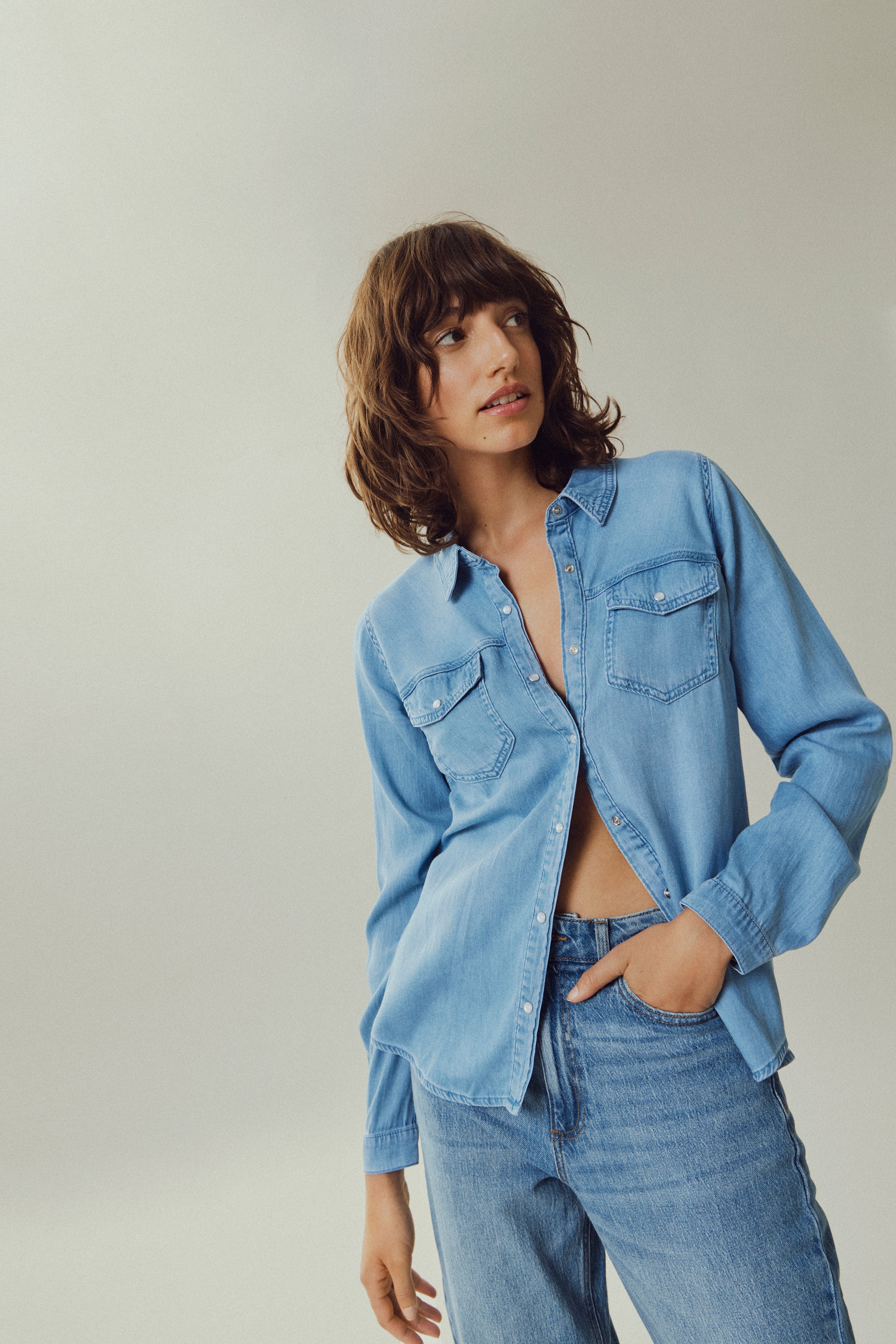 Vila Jeansbluse »VIBISTA DENIM SHIRT/SU-NOOS«