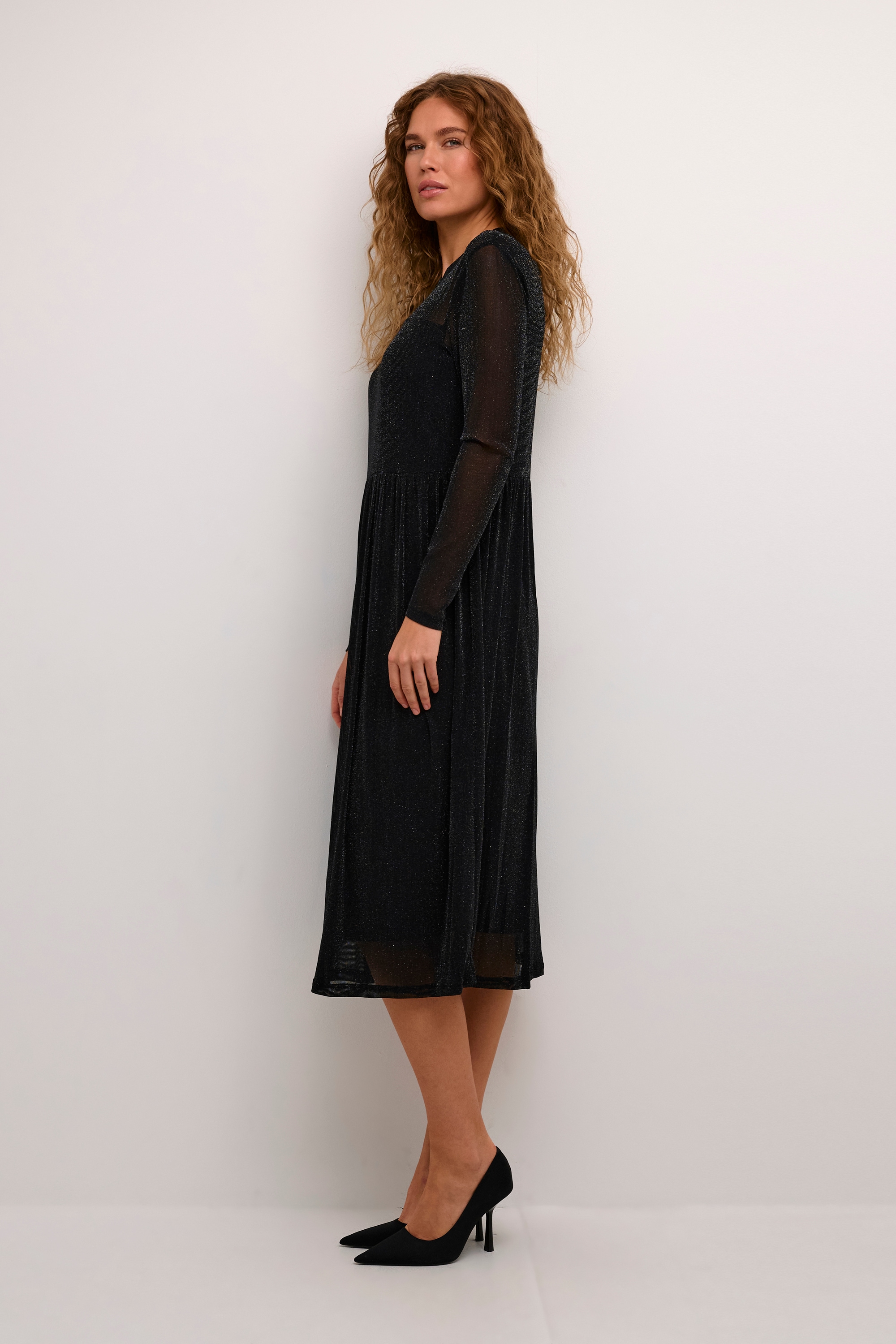 KAFFE Midikleid »Kleid KAolga«