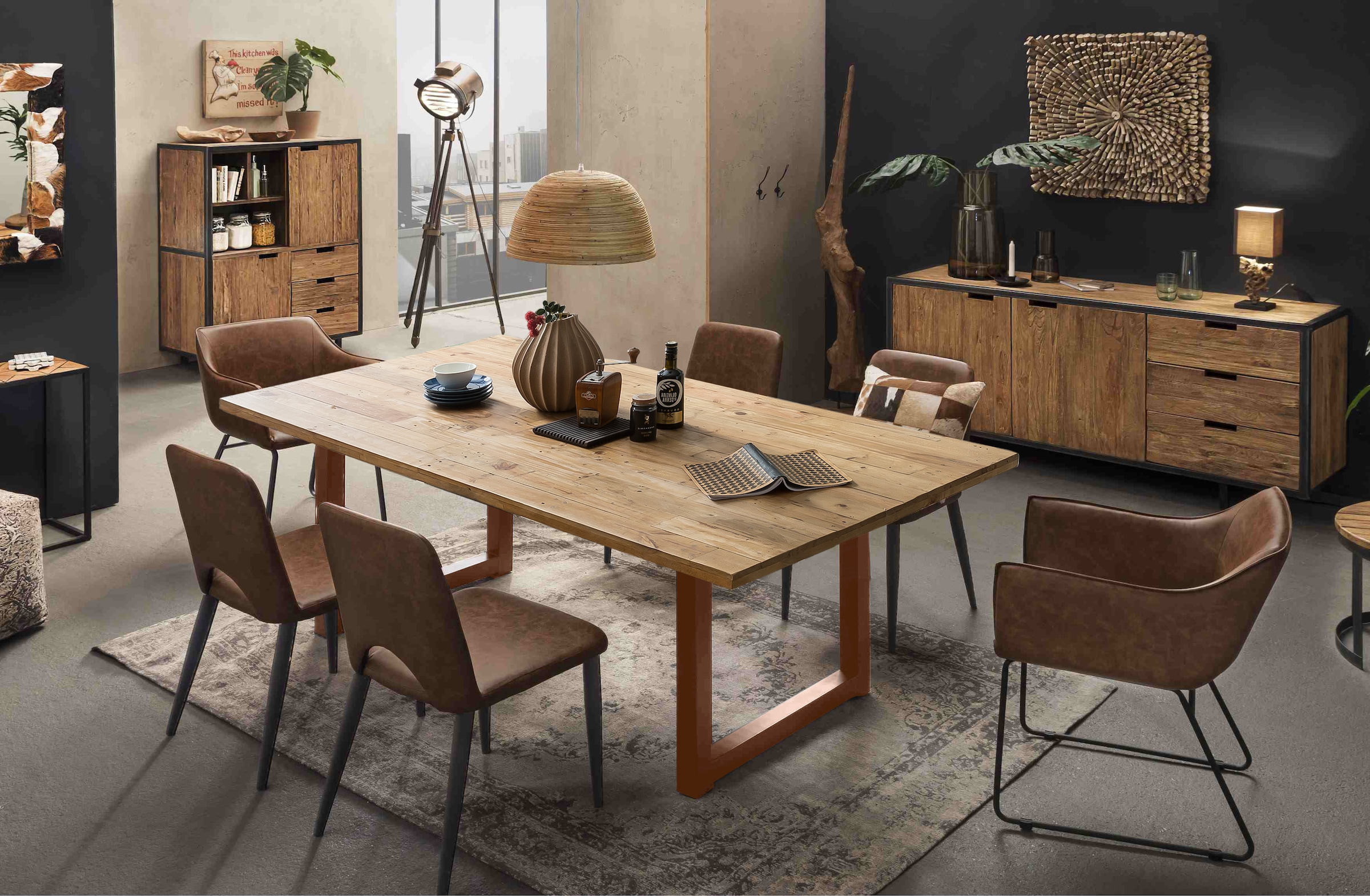 SIT Tischbein, (1 St.), modernes Kufen-Gestell