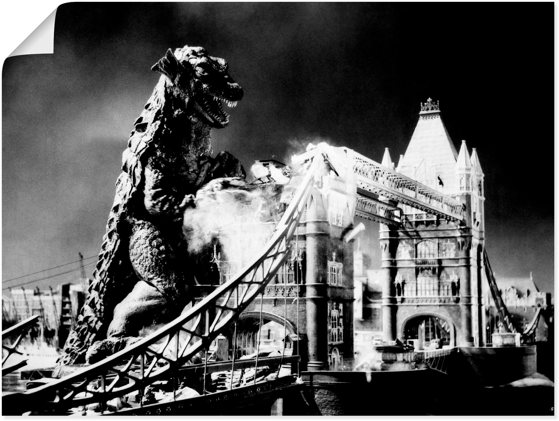 Artland Poster »Godzilla II«, Stars, (1 St.), als Alubild, Leinwandbild, Wandaufkleber oder Poster in versch. Größen