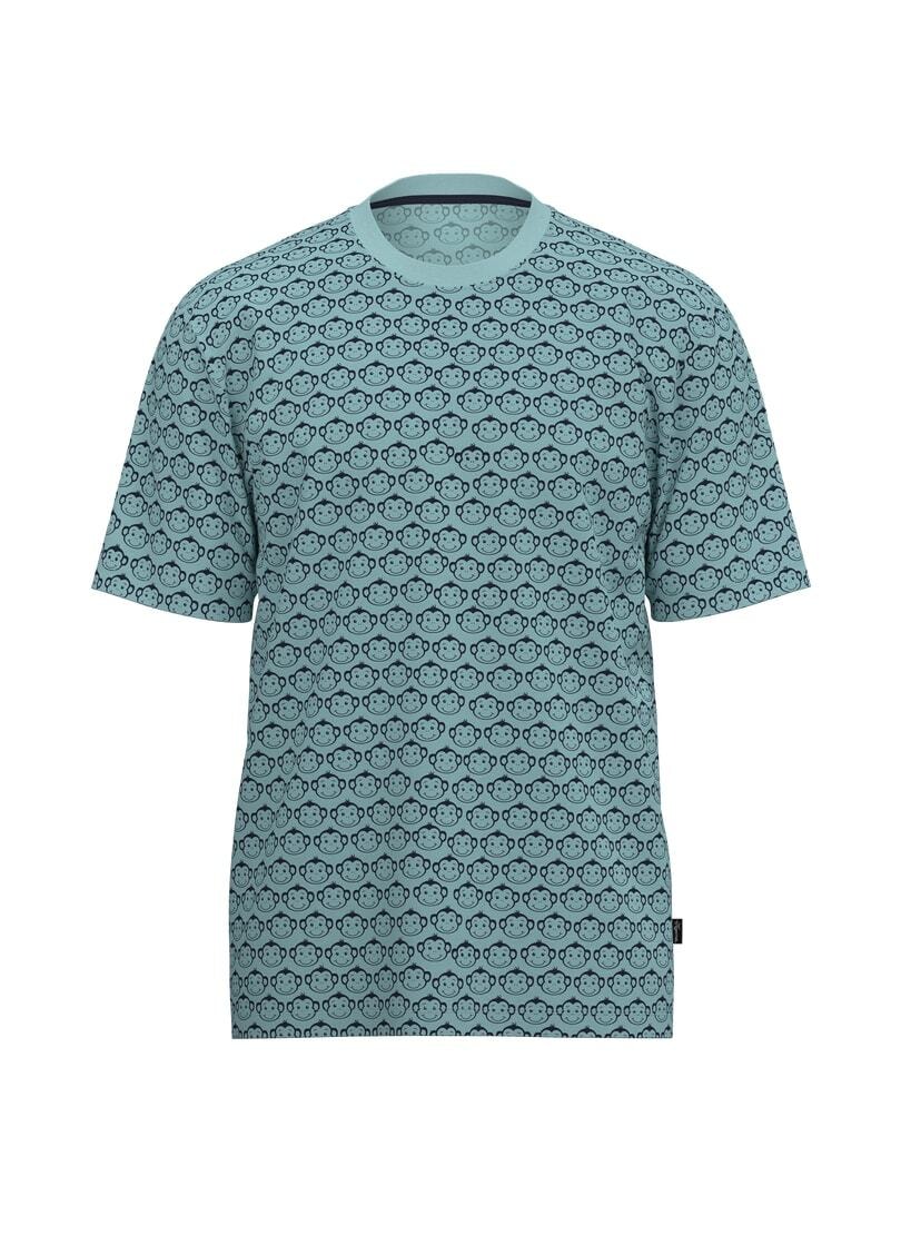 Trigema T-Shirt »TRIGEMA T Shirt mit Allover-Muster "Äffchen"« 1