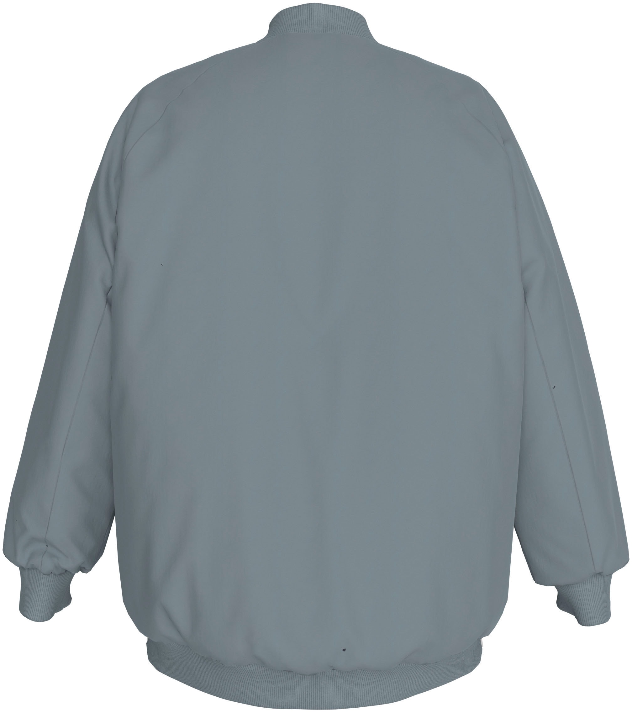 Calvin Klein Jeans Bomberjacke »LONG BOMBER«, mit Logodruck, Rumpfabschluss verengt durch Gummizug