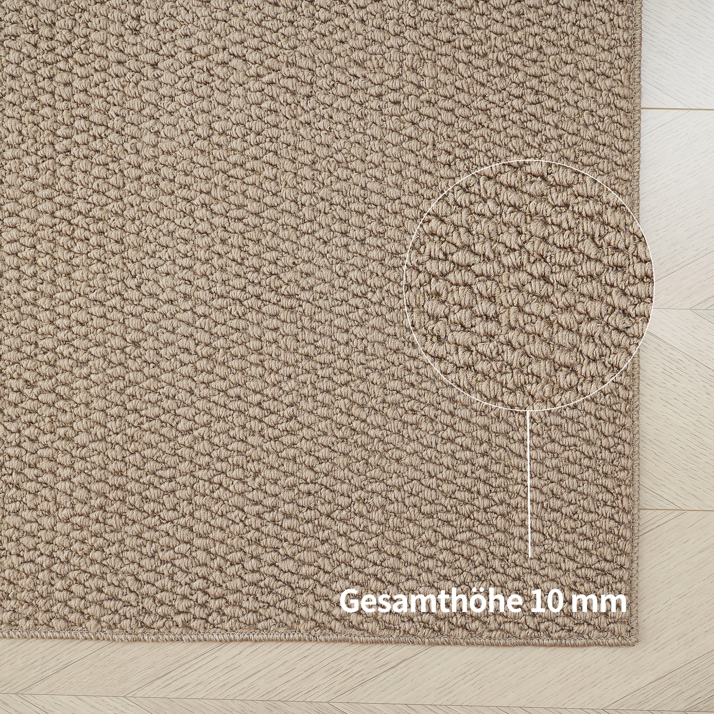 s.Oliver Teppich »Lenni«, rechteckig, 10 mm Höhe, Uni-Farben, kurzflor, waschbar, Wohnzimmer, Schlafzimmer