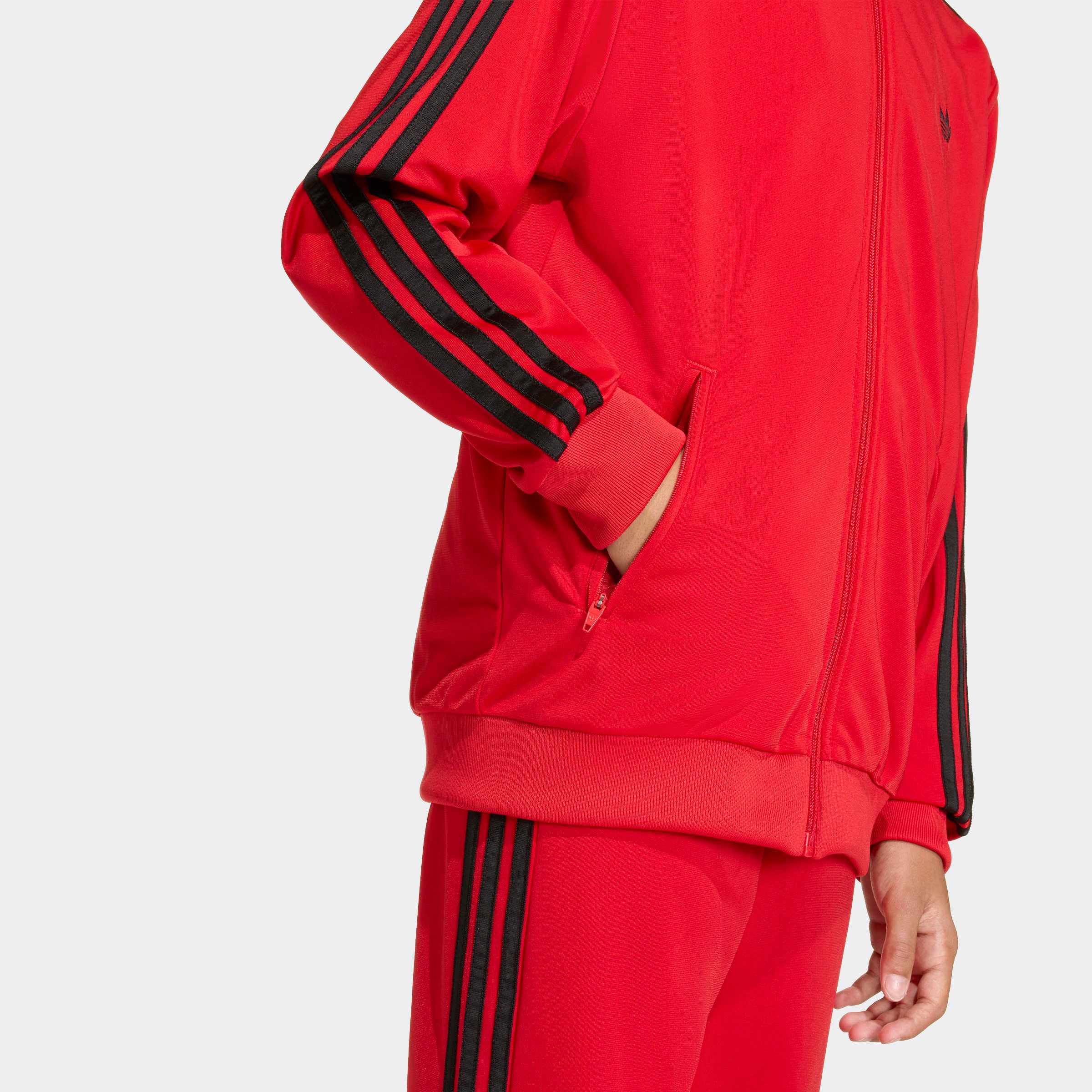 adidas Originals Trainingsjacke »FIREBIRD LO TT« für Kinder, mit geradem Abschluss