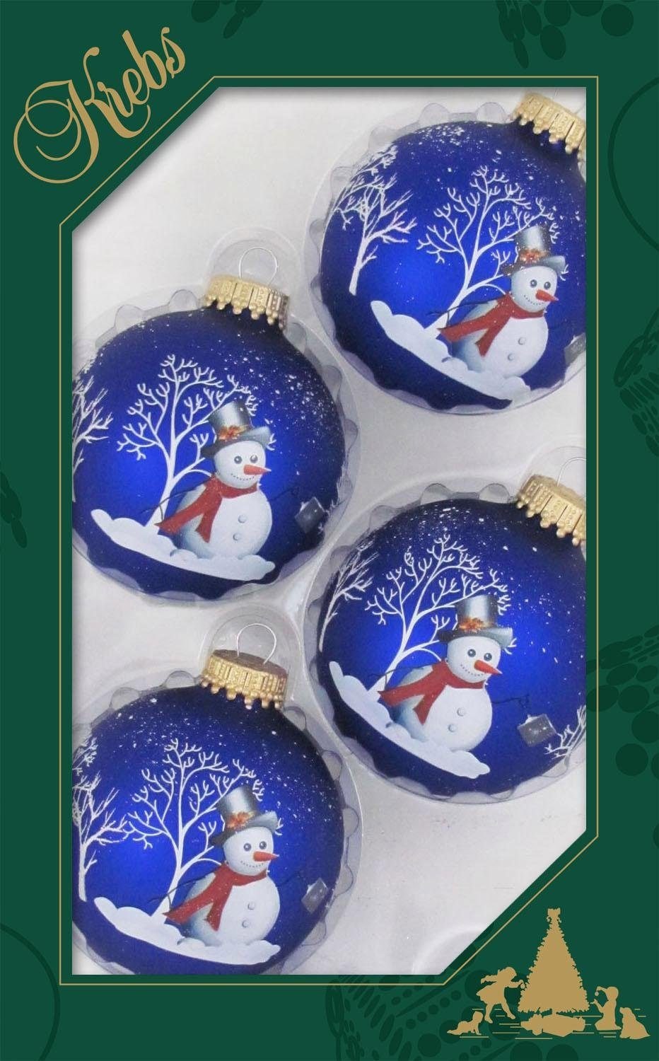 Weihnachtsbaumkugel »Schneemann, Weihnachtsdeko, Christbaumschmuck, Christbaumkugeln...