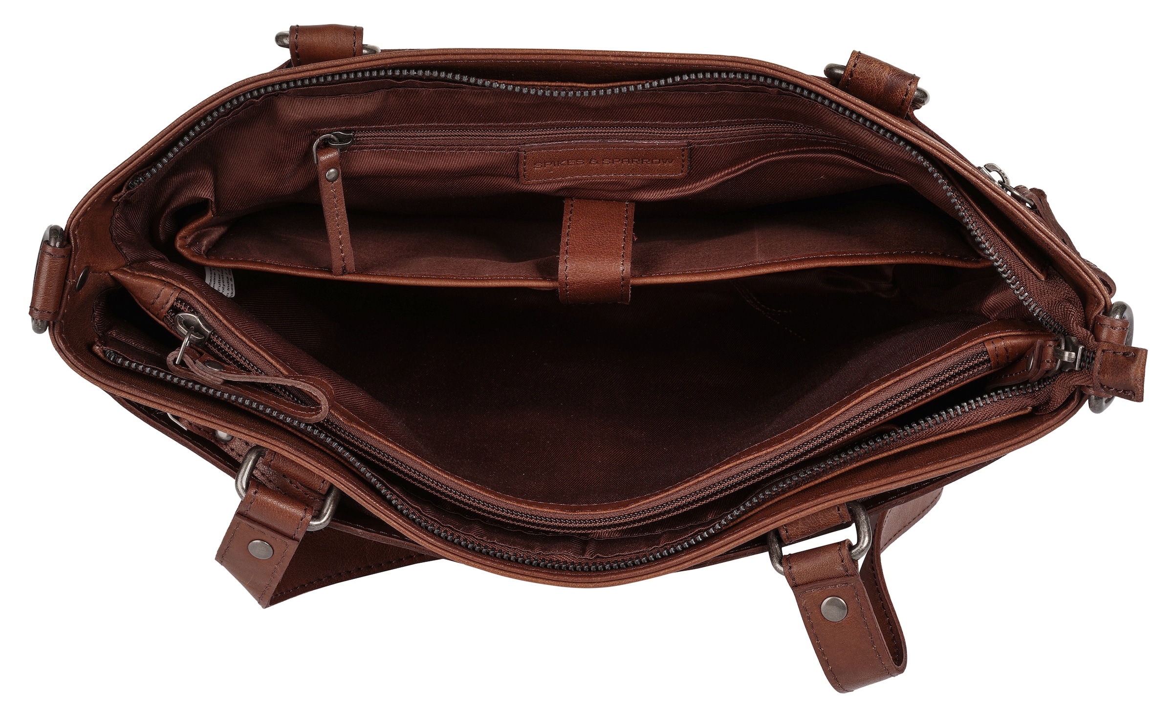 Spikes & Sparrow Shopper, echt Leder