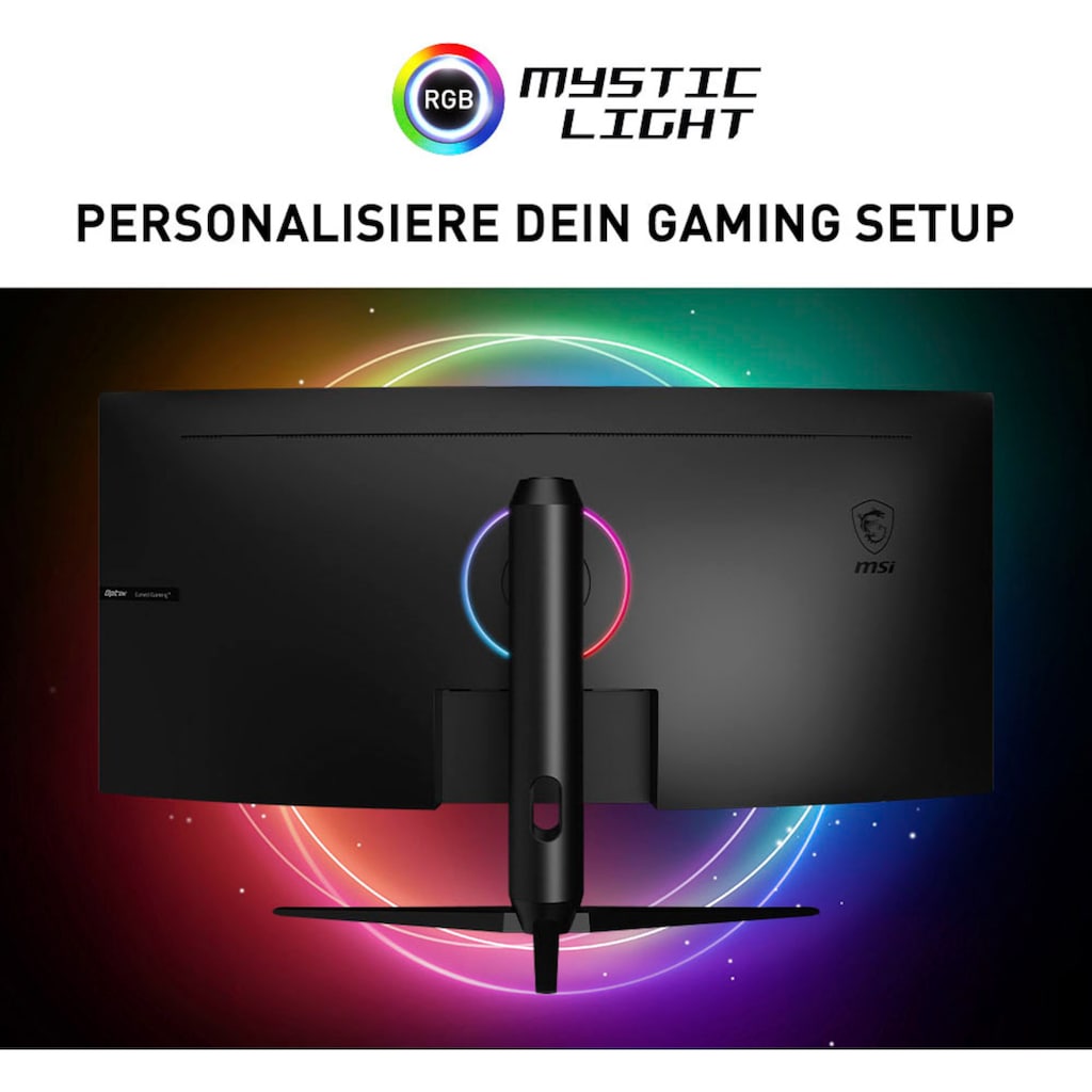 MSI Curved-Gaming-Monitor »Optix MAG342CQRV«, 86 cm/34 Zoll, 3440 x 1440 px, UWQHD, 1 ms Reaktionszeit, 100 Hz, höhenverstellbar, 3 Jahre Herstellergarantie