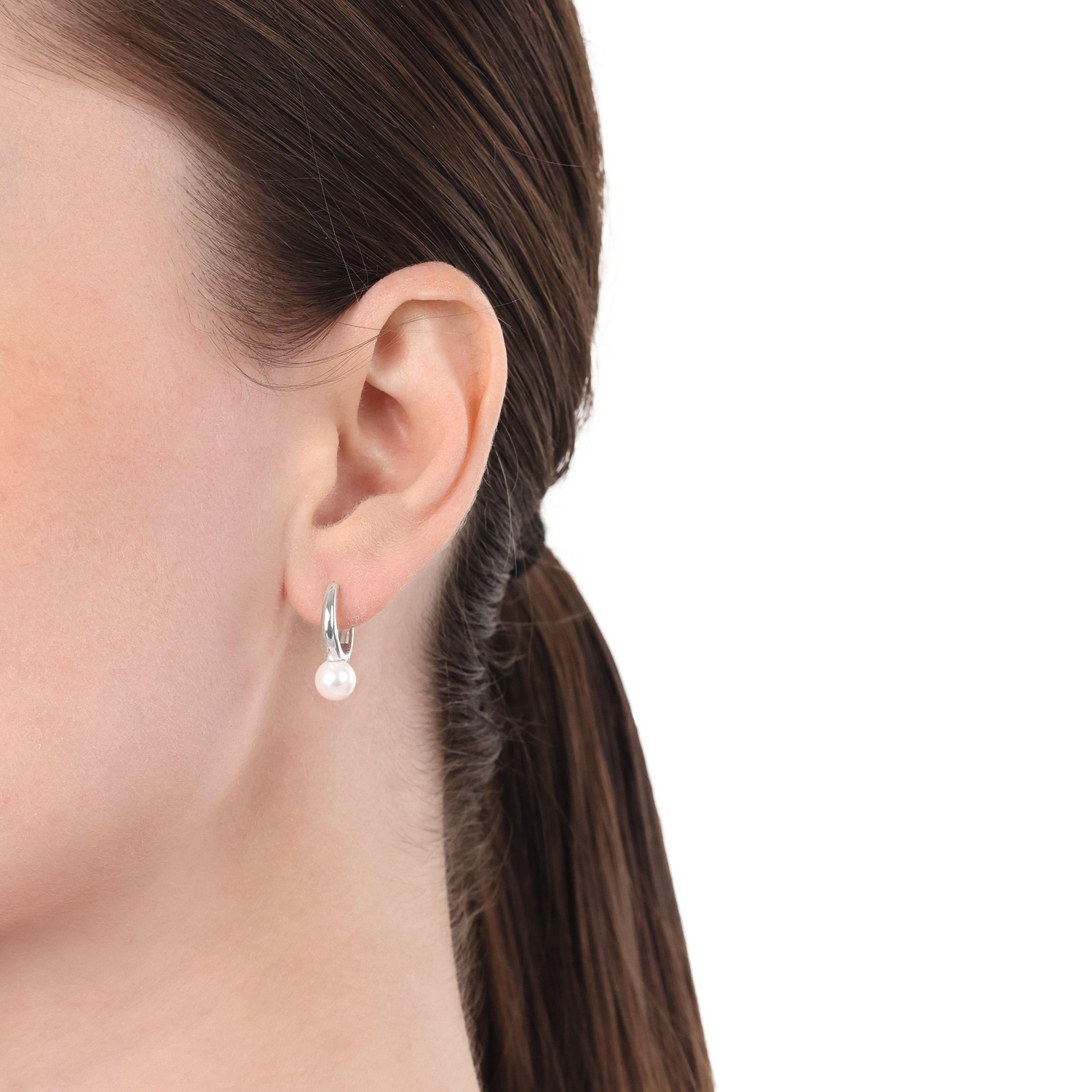 Amor Paar Creolen »Schmuck Geschenk, Perle« mit Muschelkernperle
