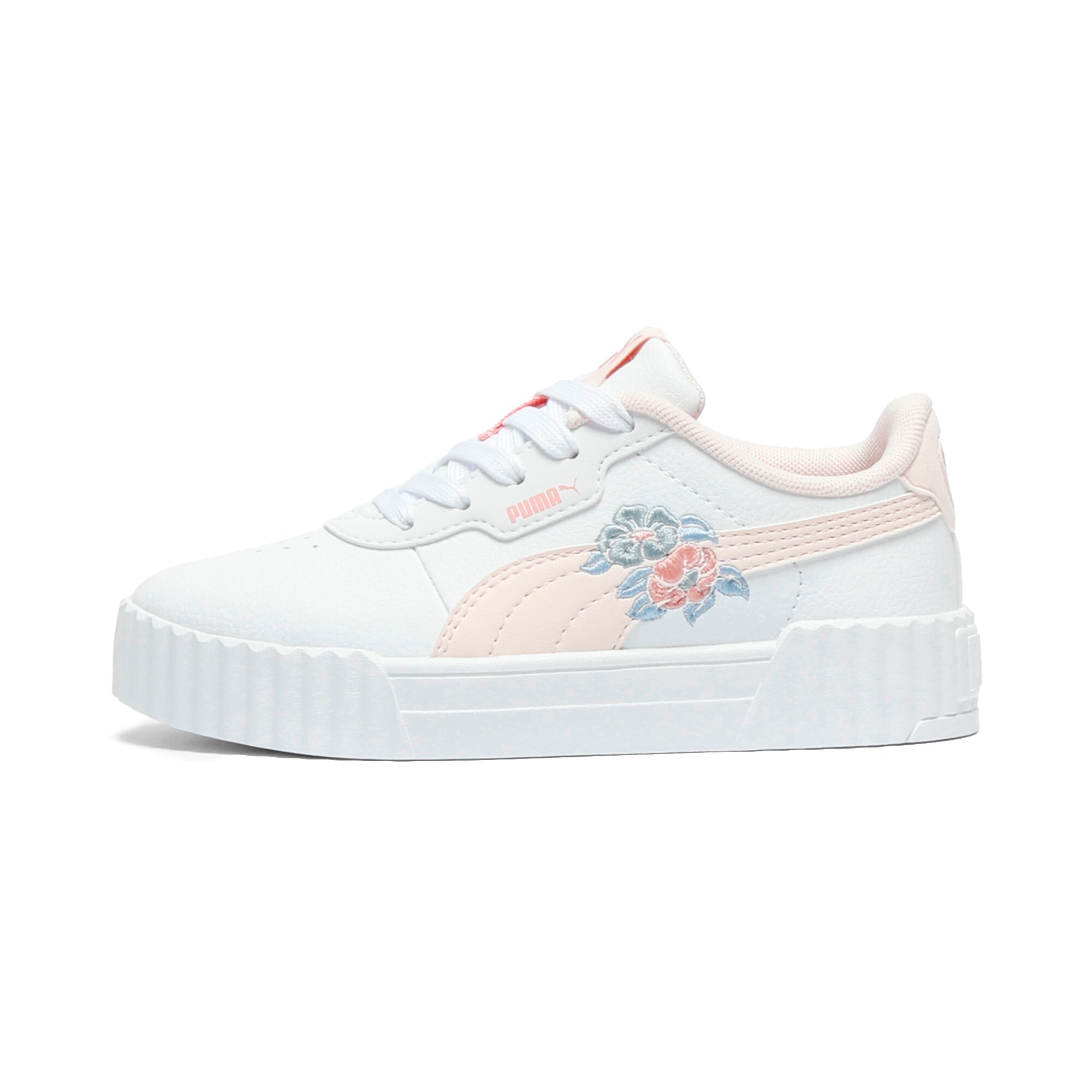PUMA Sneaker »CARINA 3.0 FLORAL PS«  mit Schnürverschluss, atmungsaktives Innenmaterial aus Textil