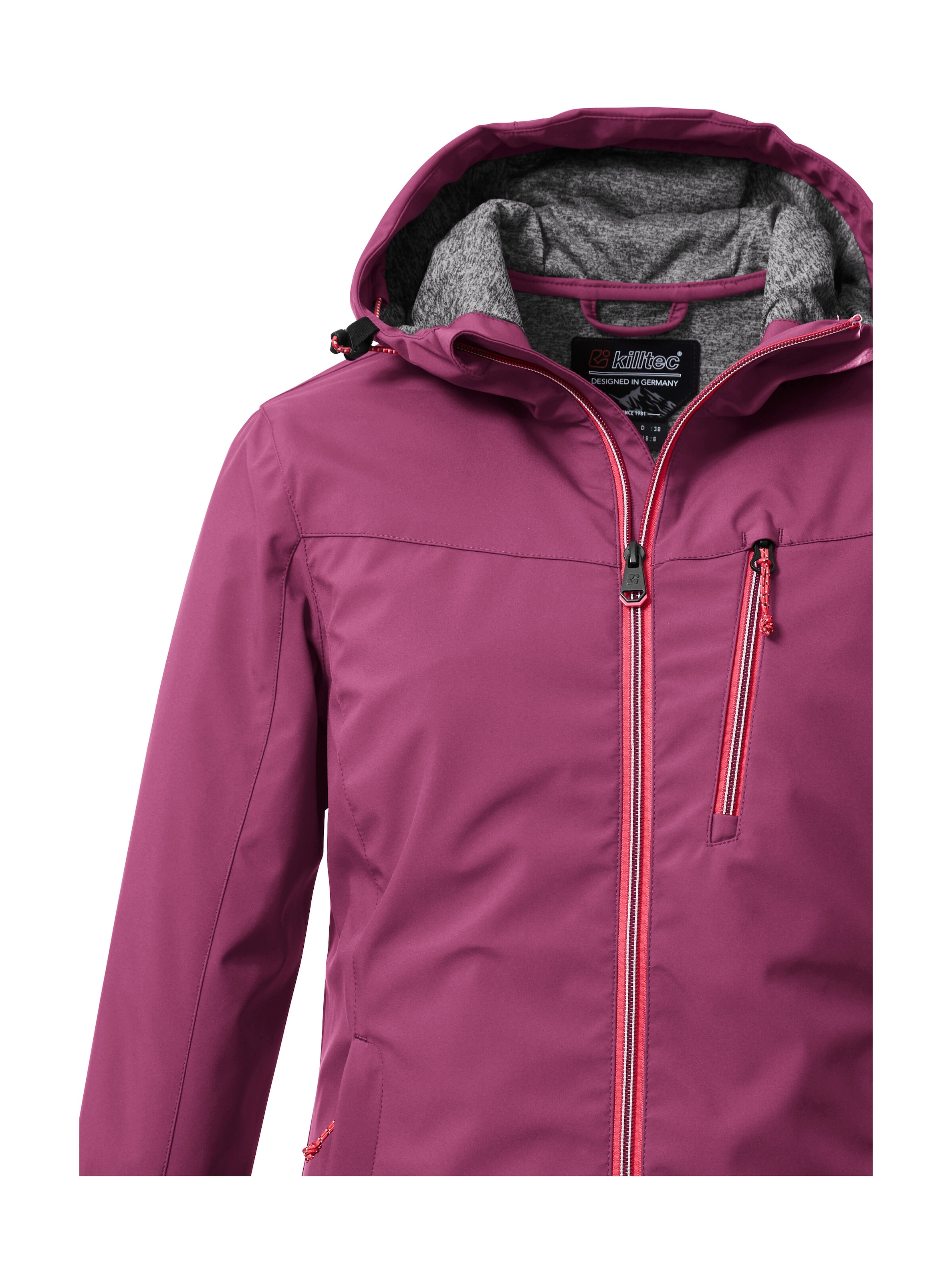 Killtec Softshelljacke »KOS 89 WMN SFTSHLL JCKT« Damen Softshelljacke: Wind-und wasserdicht, atmungsaktiv