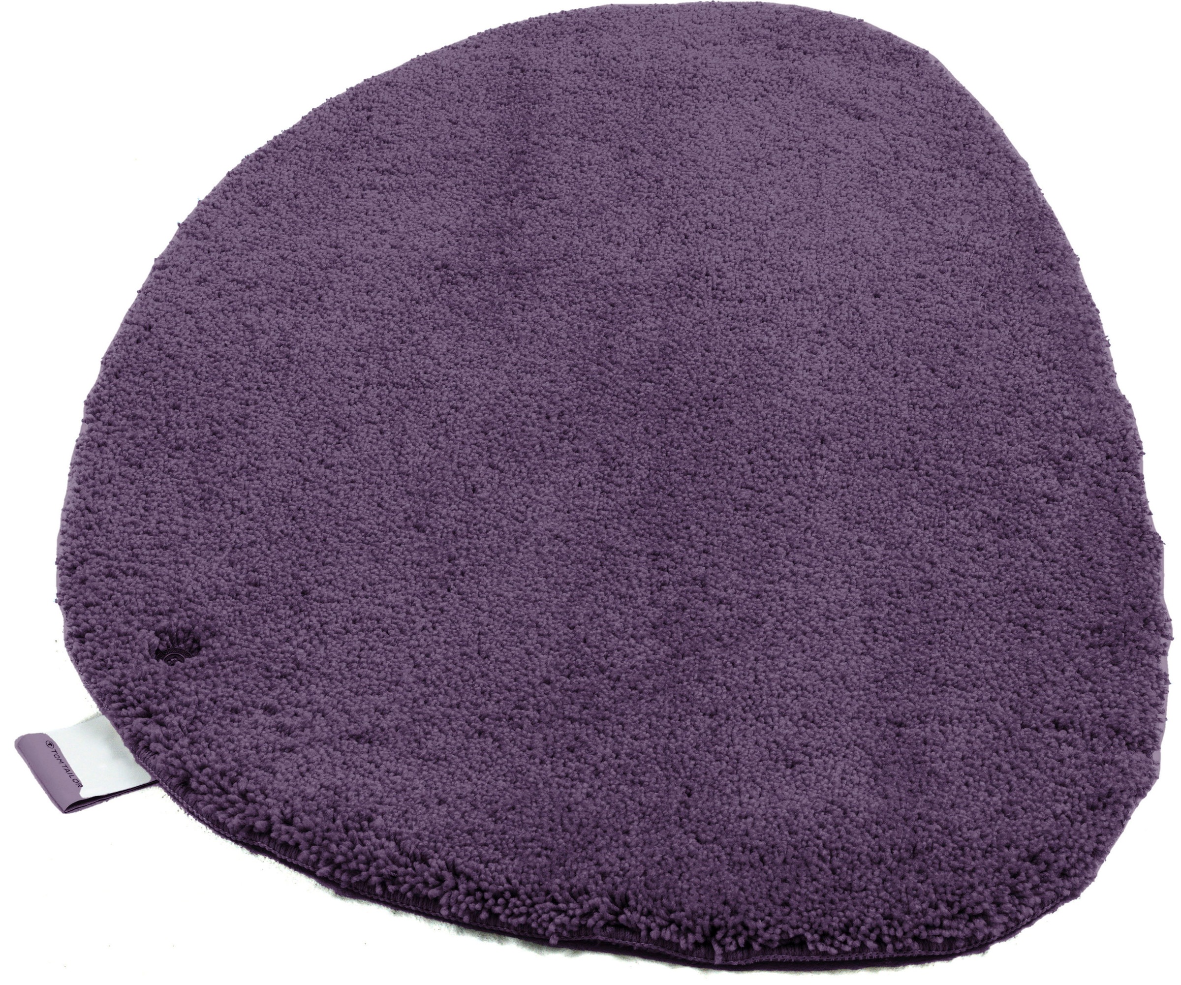 TOM TAILOR HOME Badematte »Cozy Bath UNI«, rutschhemmend beschichtet, fußbodenheizungsgeeignet, Badteppich, Uni Farben, rechteckig, rund und oval erhältlich
