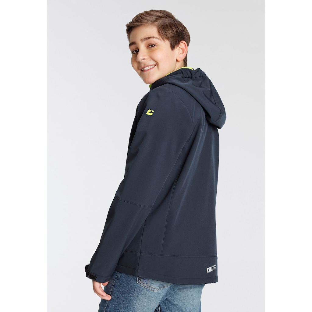 Killtec Softshelljacke, mit Kapuze