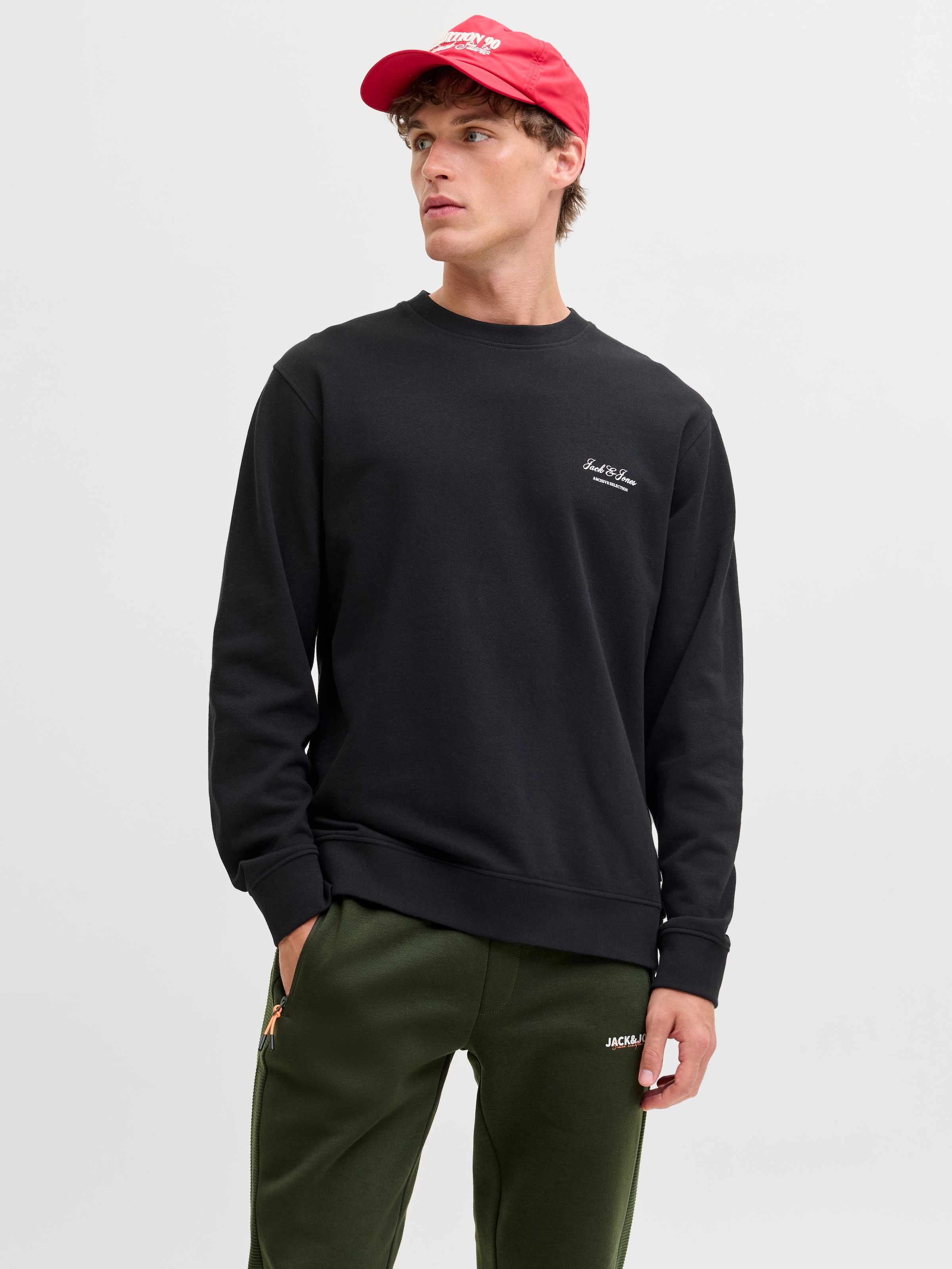 Jack & Jones Sweatshirt »JJEARCHIVE GRAPHIC SWEAT CREW NECK NOOS«, Baumwollmischung, relaxed fit
