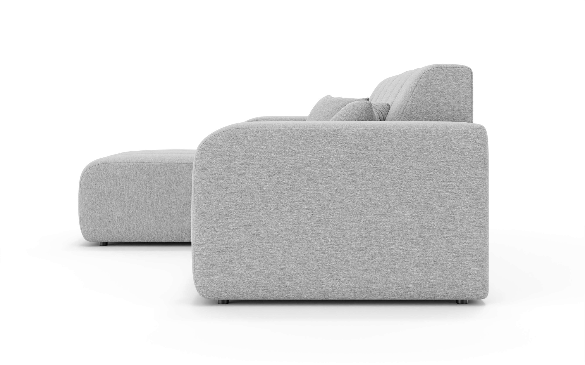 INOSIGN Ecksofa »CASSY L-Form, Schlafsofa mit Bettkasten, Maße B/T/H: 245/165/88 cm« mit 2 Rückenkissen, Recamiere rechts oder links bestellbar