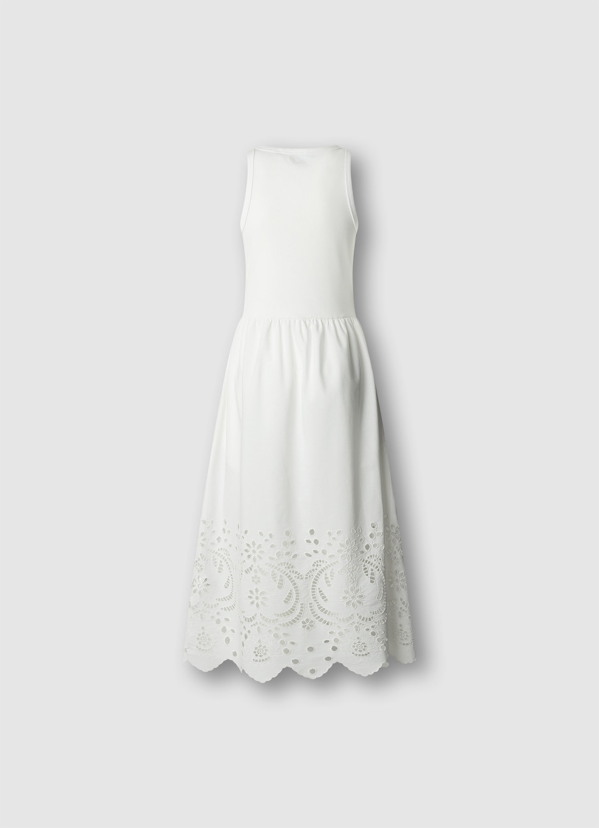 Pepe Jeans A-Linien-Kleid »NAOMI« mit Lochstickerei, ärmellos