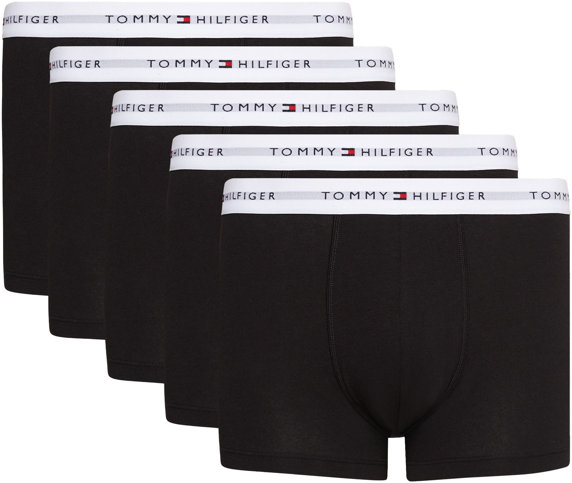 TOMMY HILFIGER Underwear Trunk »5P TRUNK«, (Packung, 5 St., 5er-Pack), mit Logobund