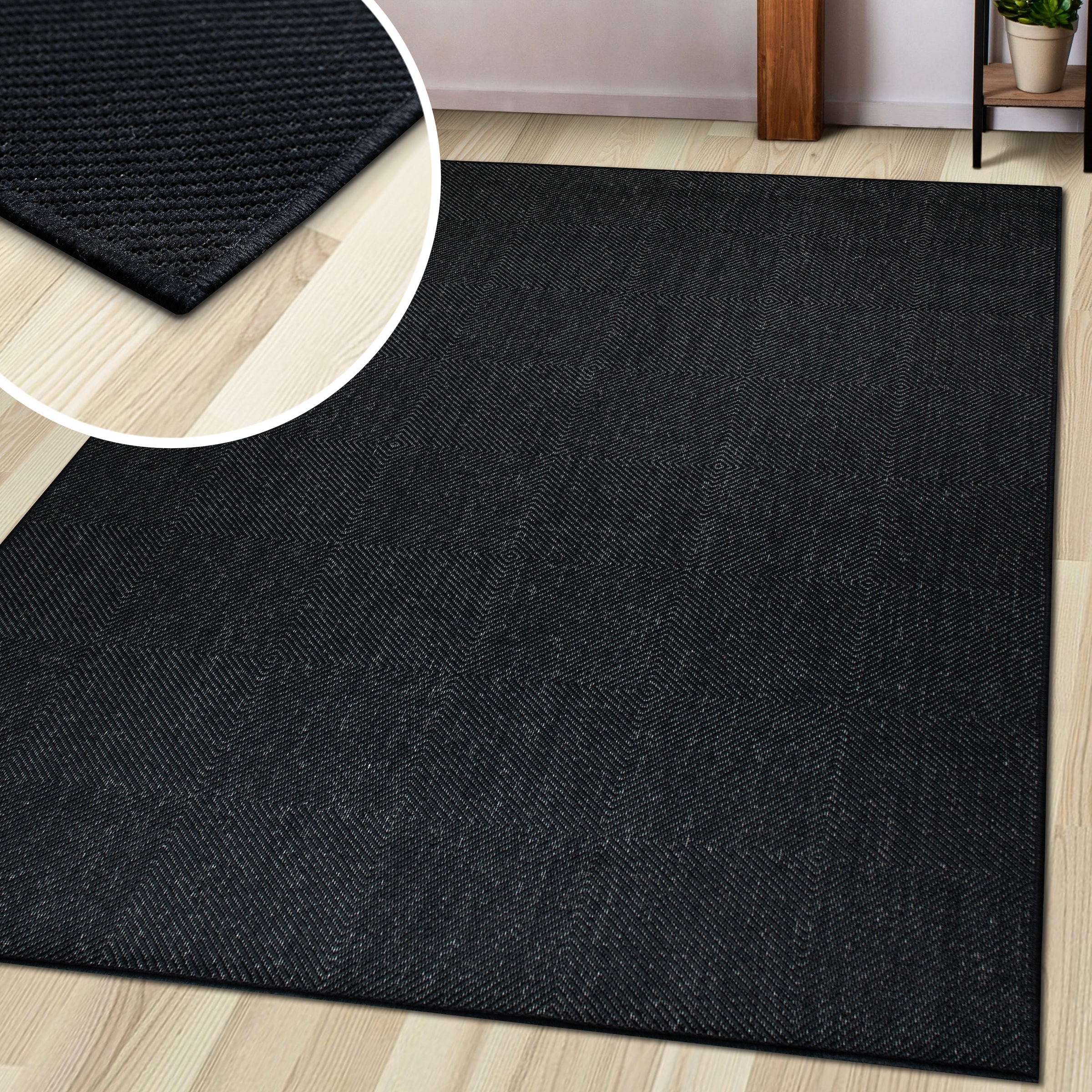 OTTO home Teppich »Anna, auch als Läufer erhältlich« rechteckig 3 mm Höhe In- und Outdoor geeignet, Sisal-Optik, Wetterfest & UV-beständig