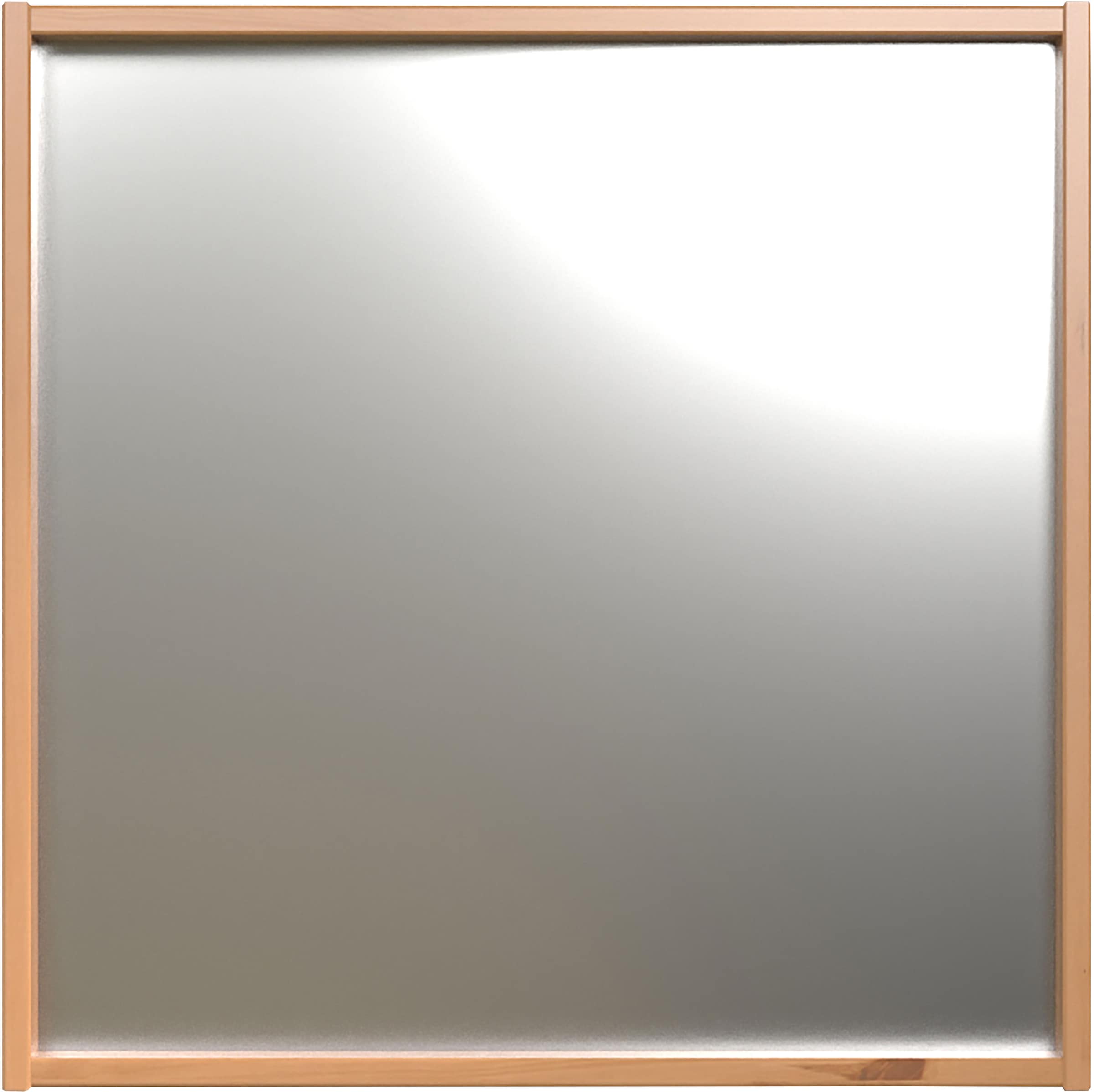 welltime Badspiegel »Kall« Spiegel mit Rahmen aus lackiertem Massivholz - Mit Floatglas