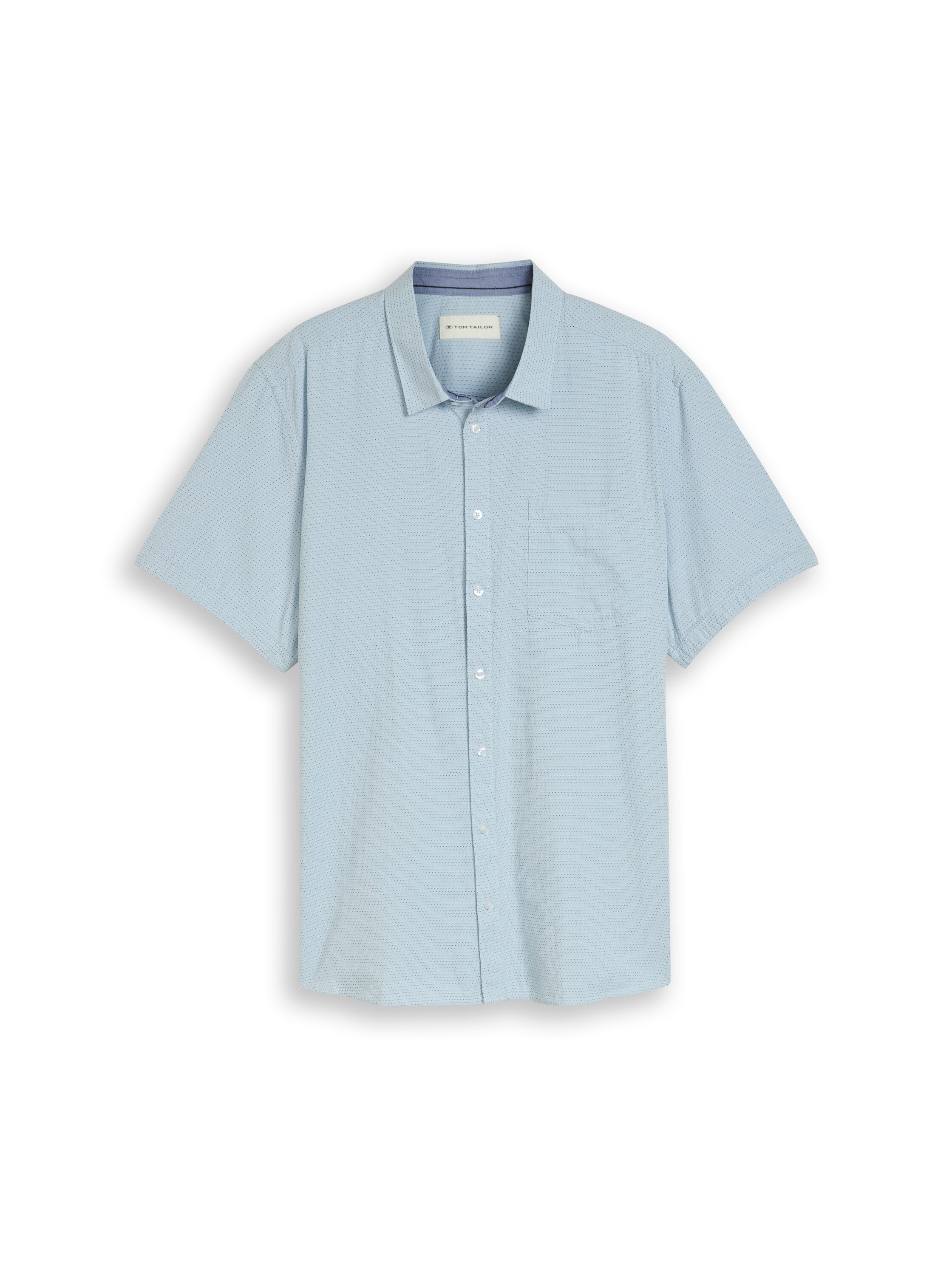 TOM TAILOR PLUS Kurzarmhemd mit Minimalprint - Große Größen