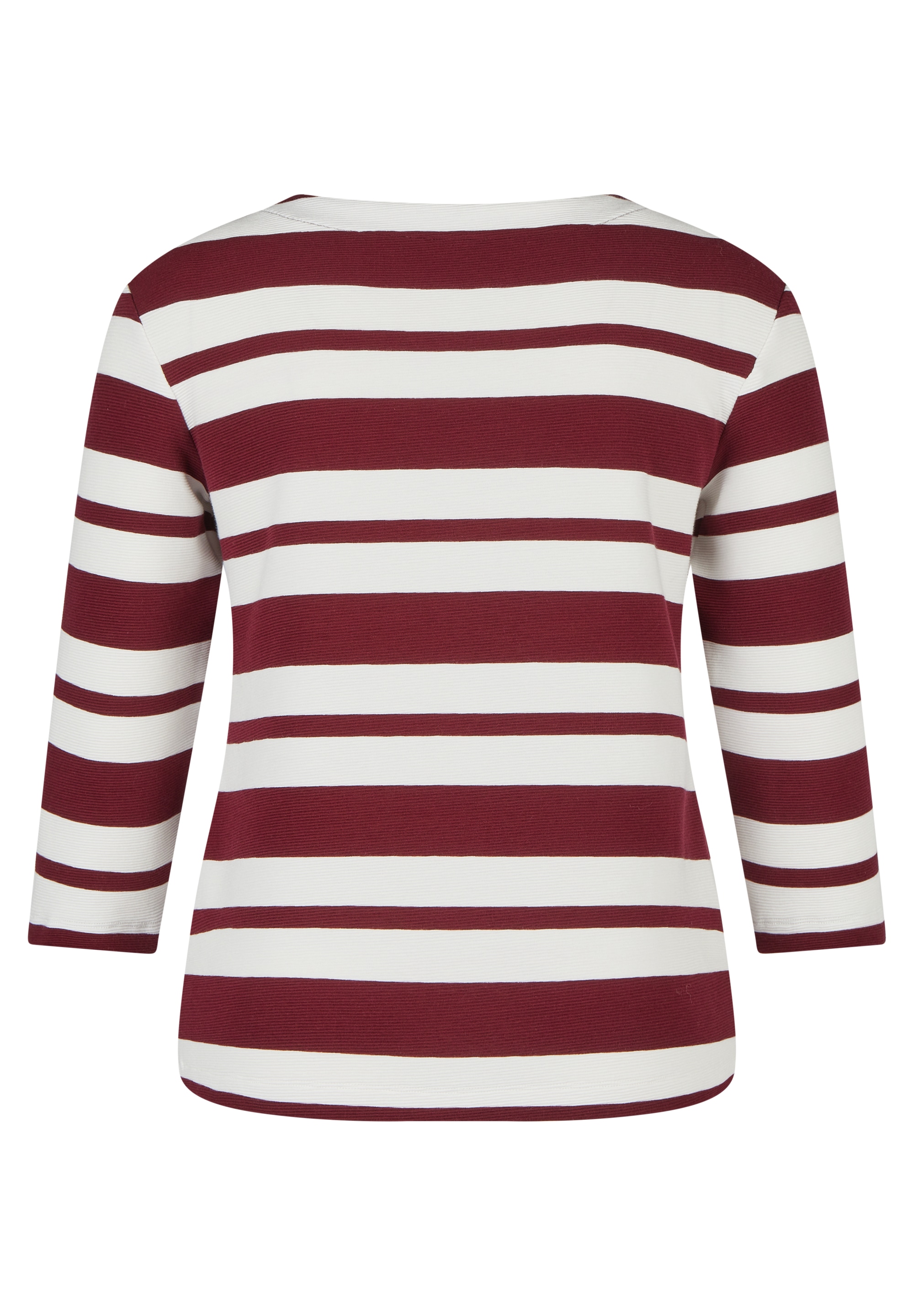 Rabe 3/4-Arm-Shirt im Streifen-Design und mit Glitzersteinen