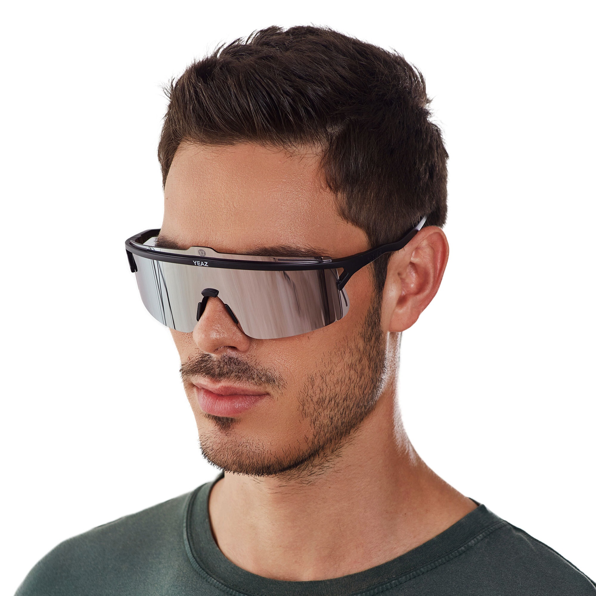 YEAZ Sonnenbrille »Sport-Sonnenbrille Black/Silver SUNSHADE«