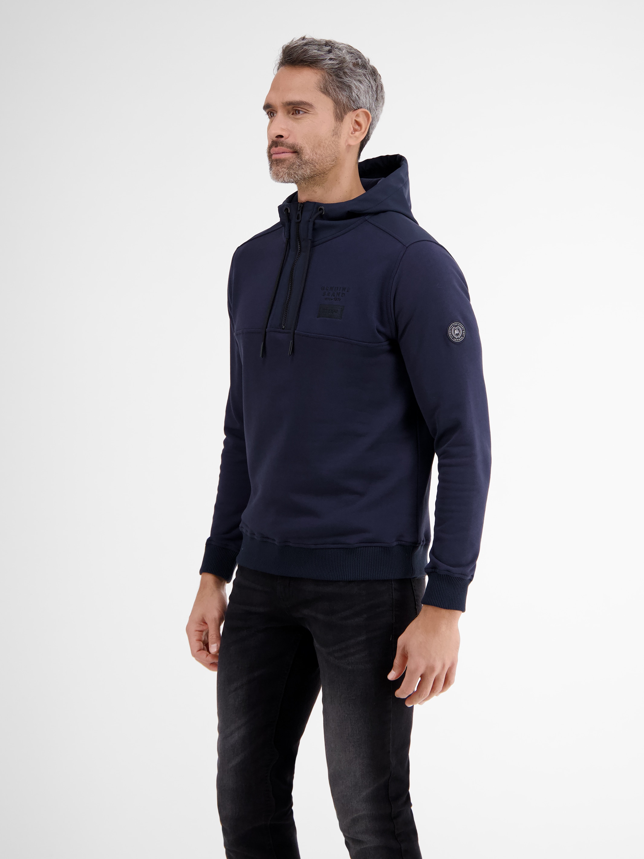 LERROS Sweatshirt »LERROS Troyer-Hoodie«
