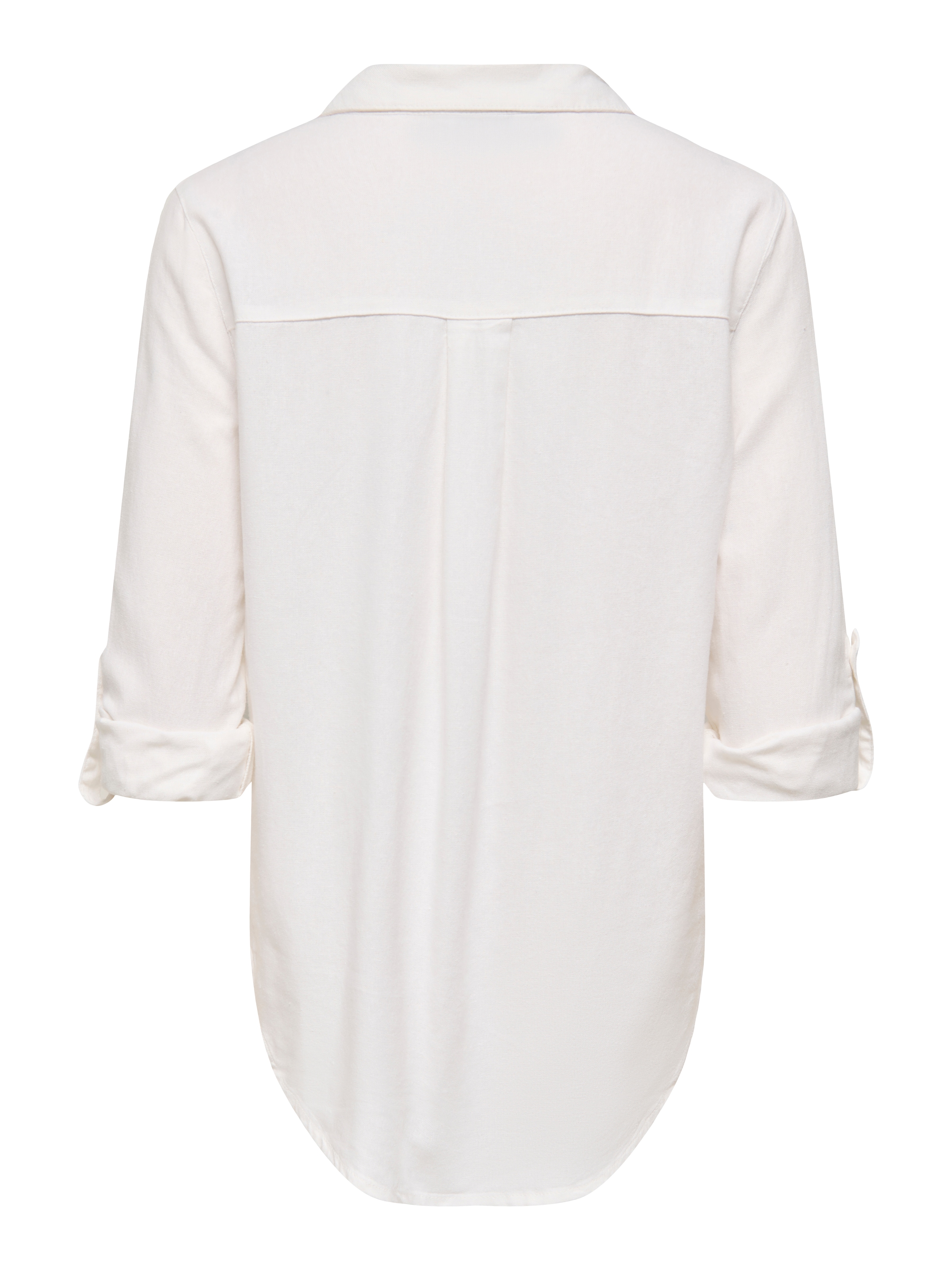 ONLY Hemdbluse »ONLGOA 3/4 STRAP LINEN BL SHIRT CC PNT« mit Leinen, umschlagbare Manschetten