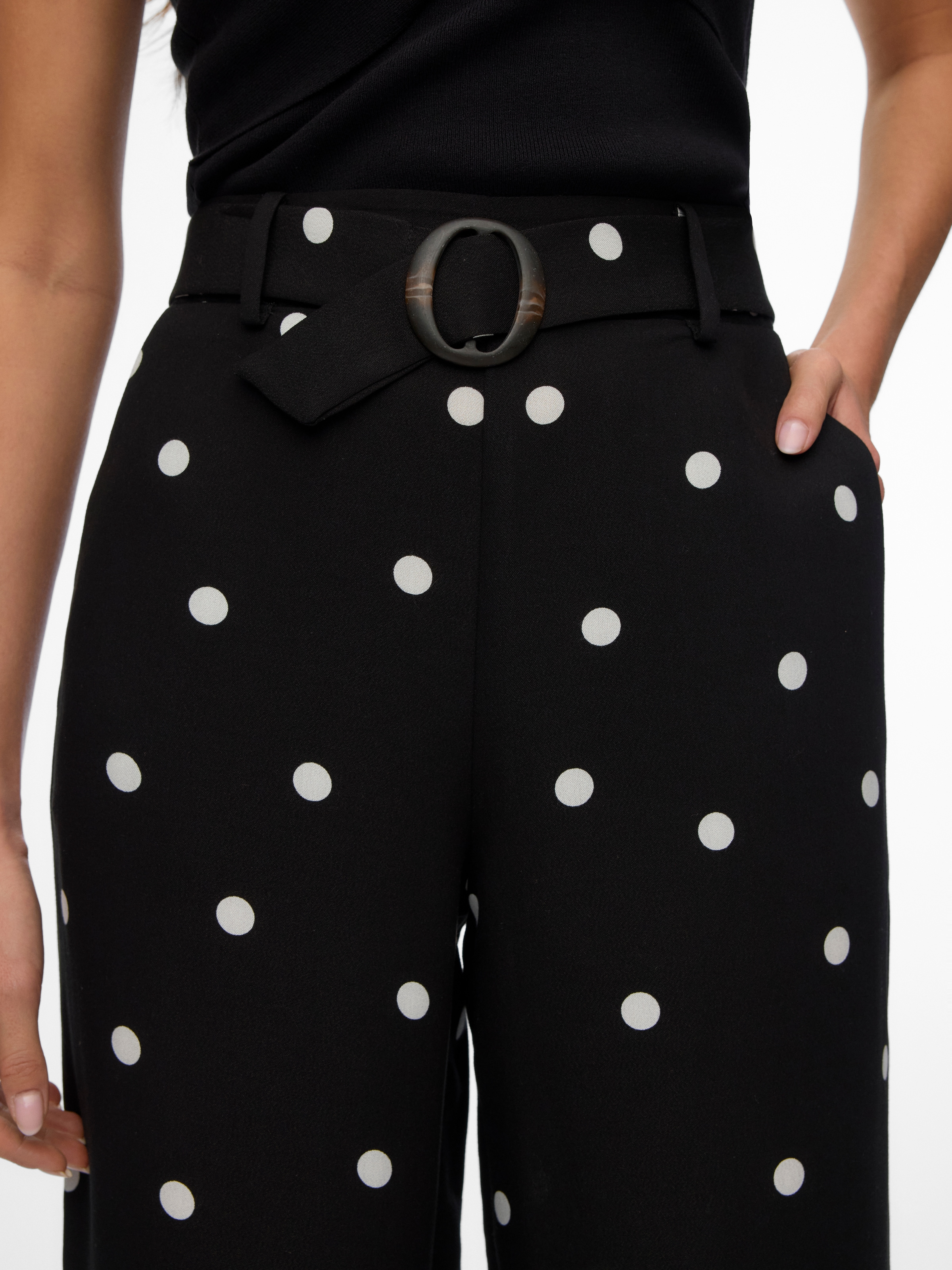 Vero Moda Schlupfhose »VMJOAN HW WIDE PANT WVN BTQ«  Viskosemischung