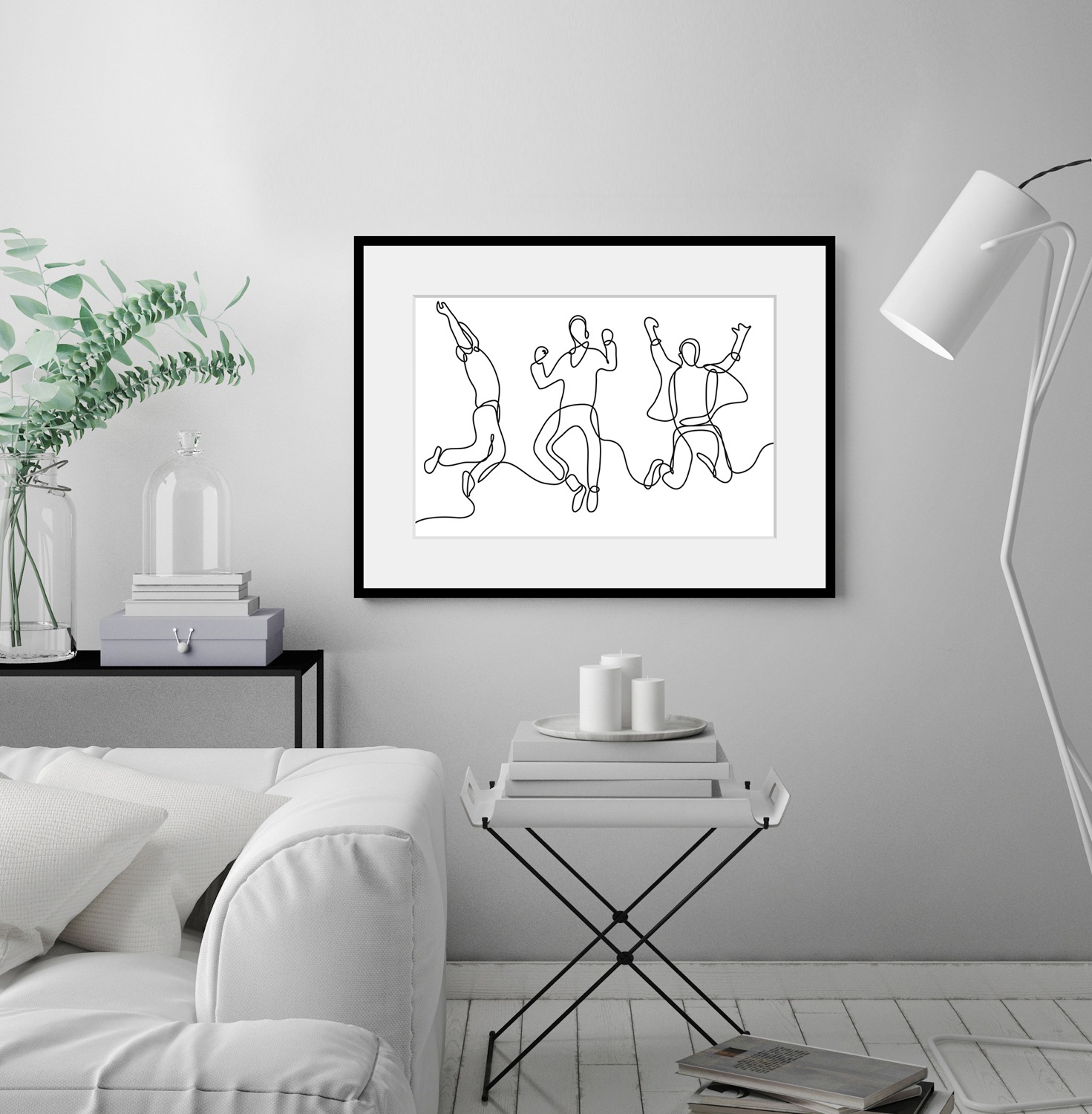 queence Bild »Dance Monkey«, Menschen, gerahmt, Musik, Spaß, Tanzen