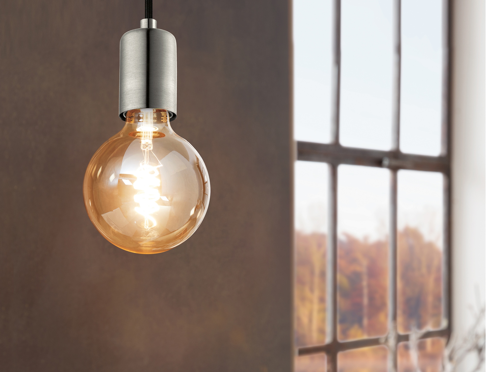 EGLO Pendelleuchte »YORTH« E27 Hängeleuchte, Hängelampe