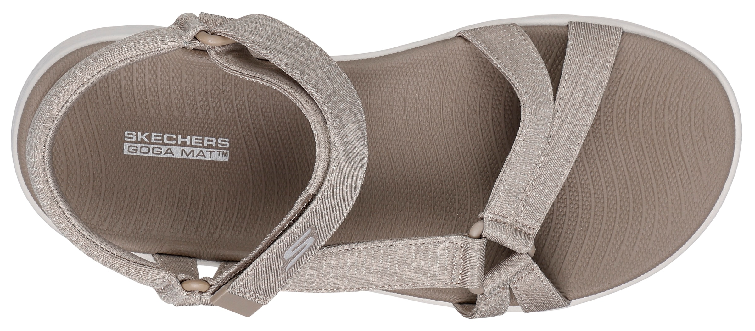 Skechers Sandale »GO WALK FLEX SANDAL-SUBLIME-X«, Sommerschuh, Sandalette, Klettschuh, mit Goga Mat Footbed