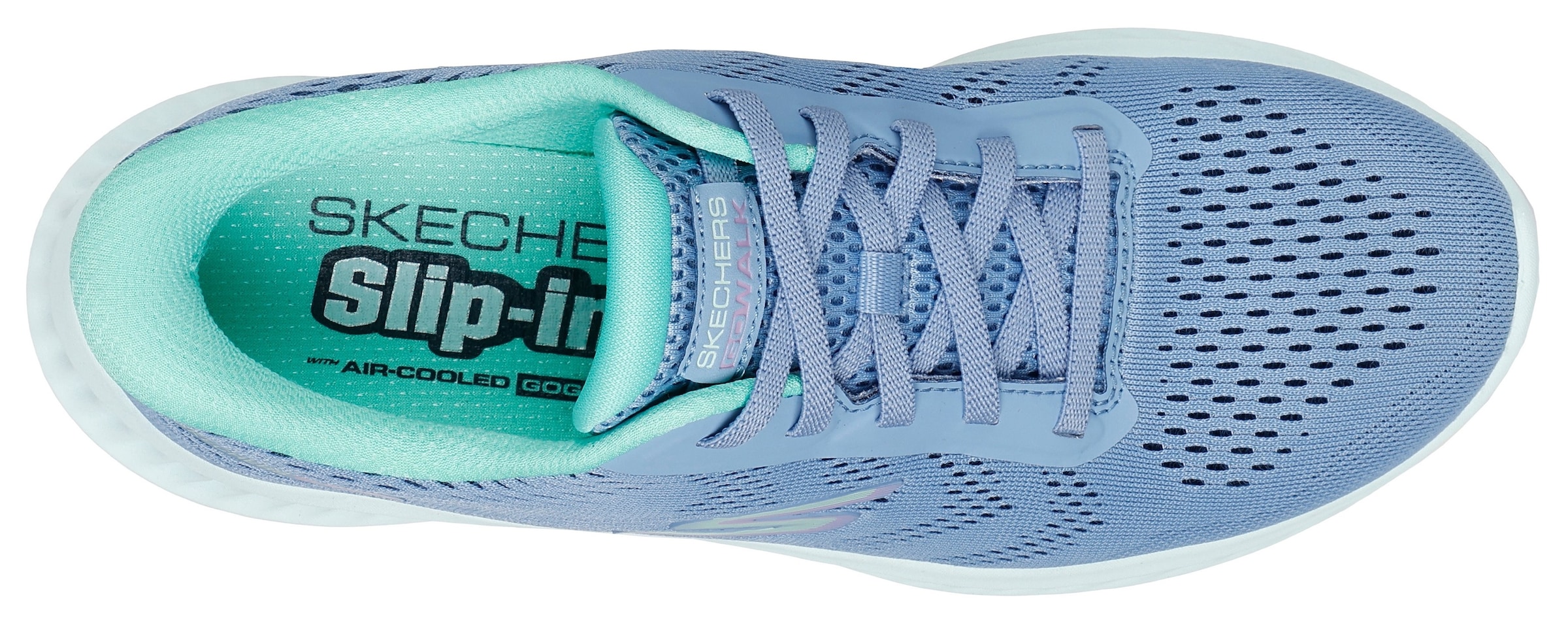 Skechers Slip-On Sneaker »GO WALK NOW-KHLOE«, Freizeitschuh mit Fersenkissen und Slip-ins Technologie