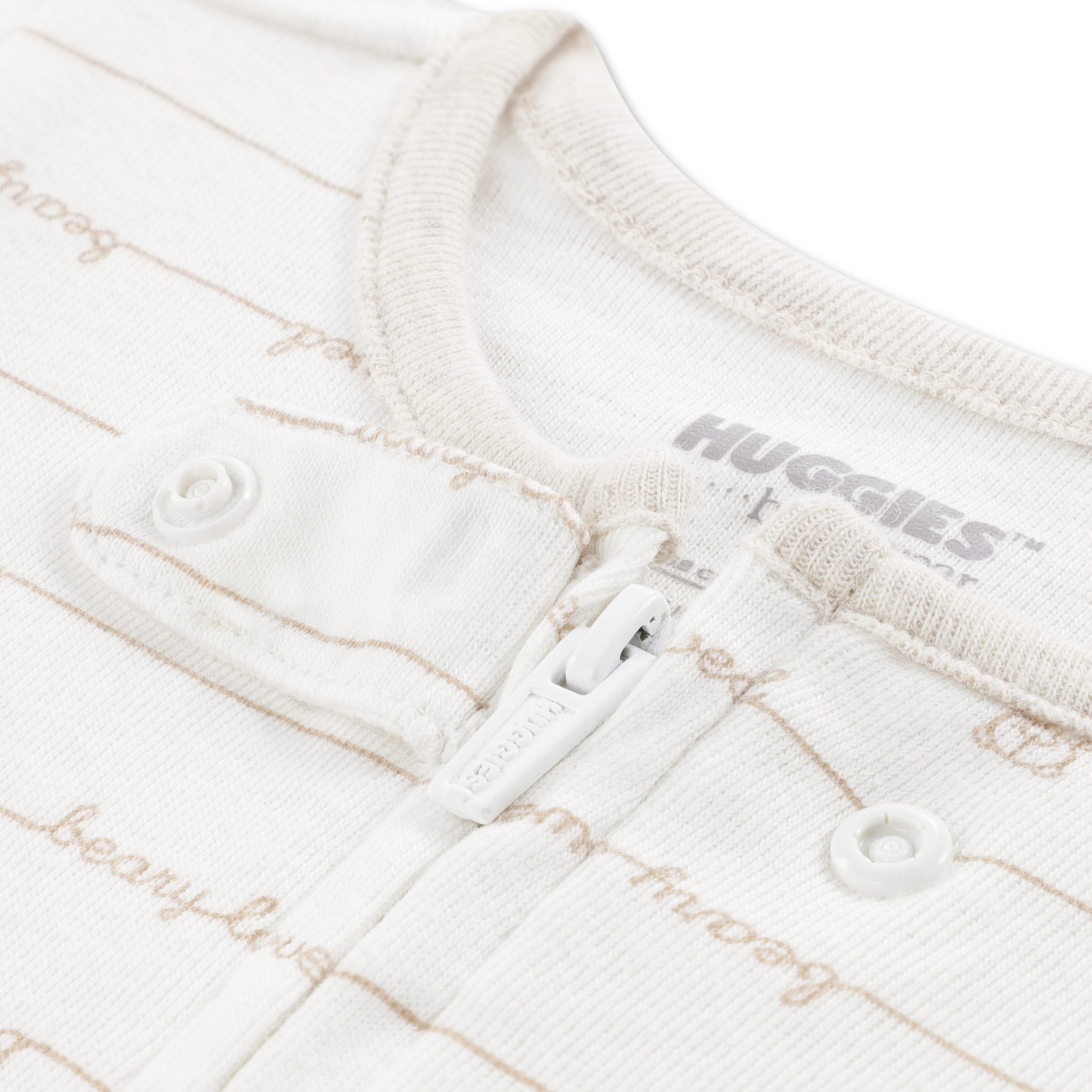 HUGGIES babywear Overall »HUGN FOOTED COVERALL« Langarm mit Füßen-durchgehener Reißverschluss-Allover-Print-unisex