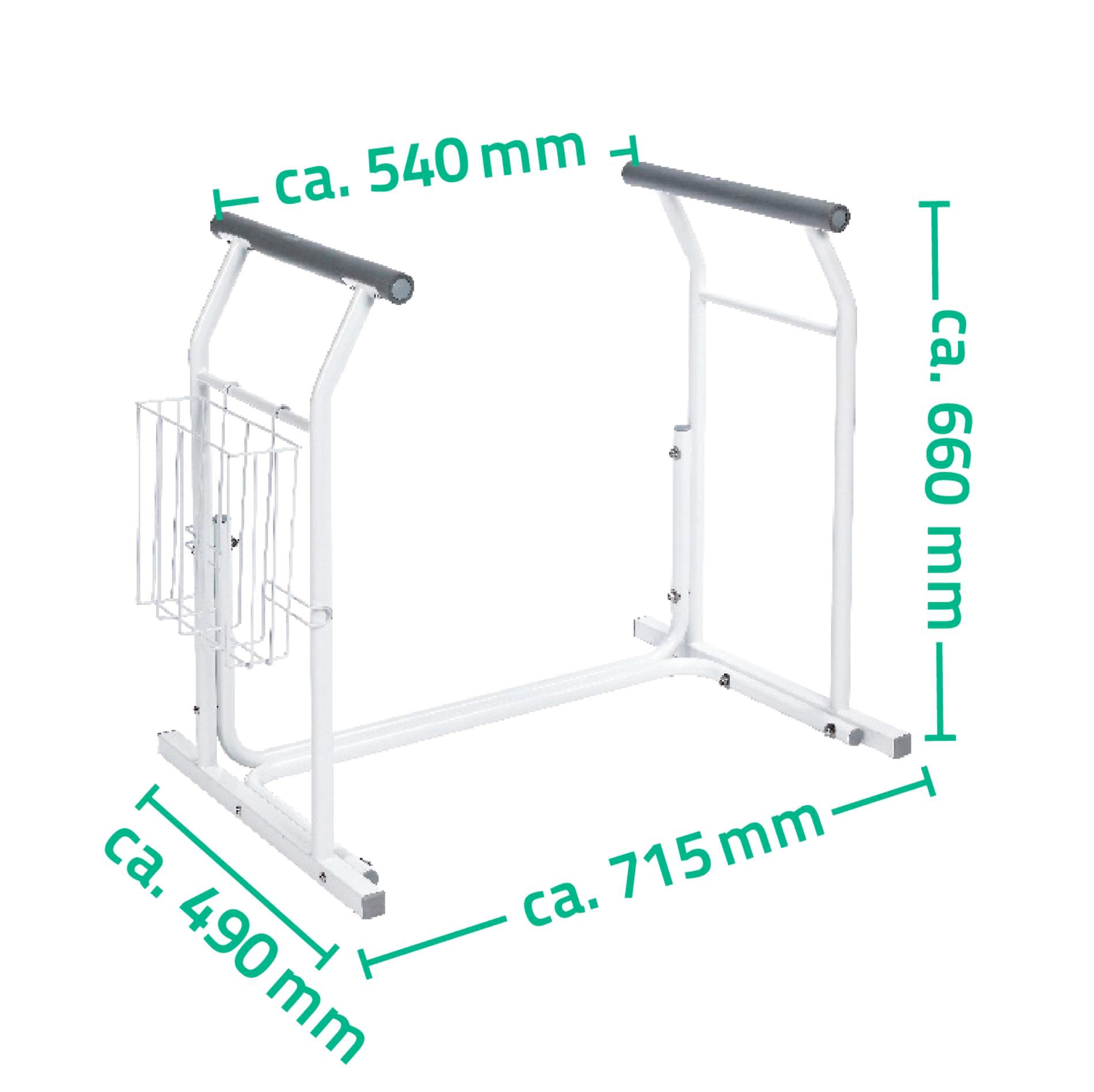 Ridder WC-Aufstehhilfe »Sam«, belastbar bis 100 kg, mobile WC-Aufstehhilfe