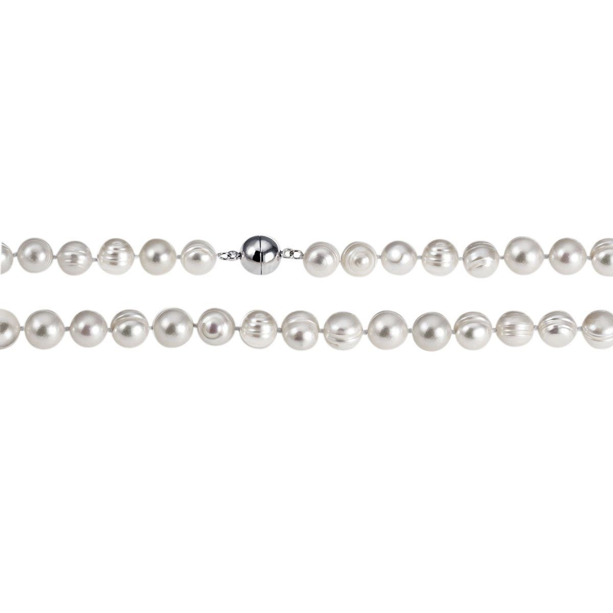 goldmaid Collier, 925/- Sterlingsilber 37 Süßwasser-Zuchtperlen