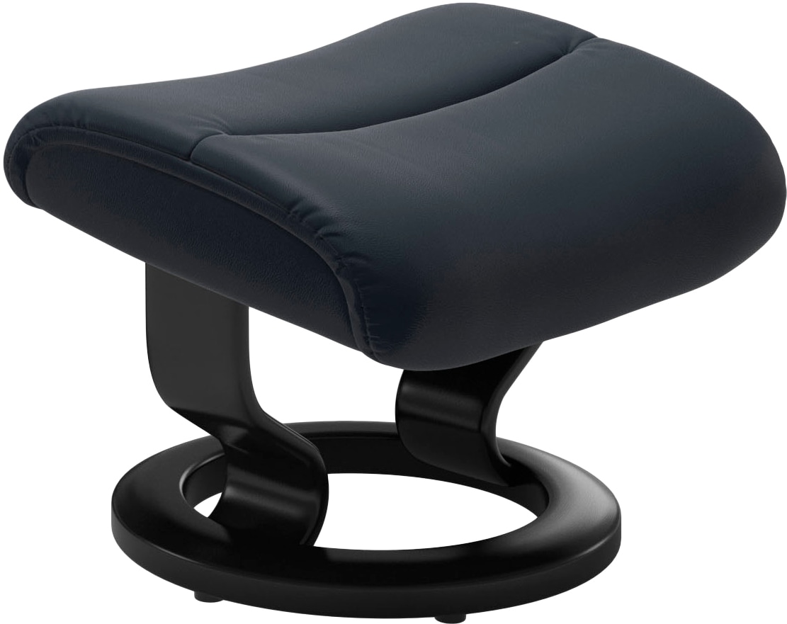 Stressless® Relaxsessel »View«, (Set, Relaxsessel mit Hocker), mit Classic Base, Größe S,Gestell Schwarz