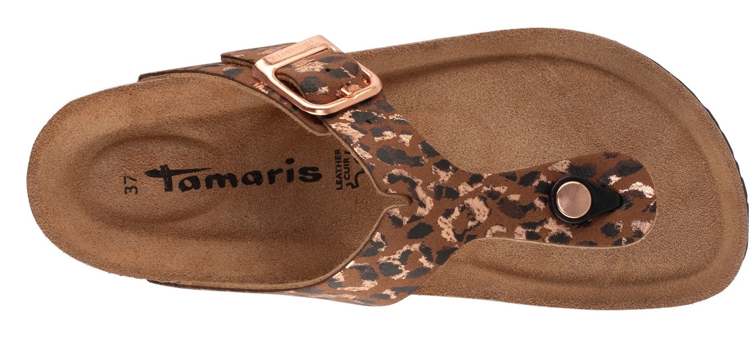 Tamaris Zehentrenner »CORRA«  Sommerschuh, Schlupfschuh mit angenehmen Zehensteg