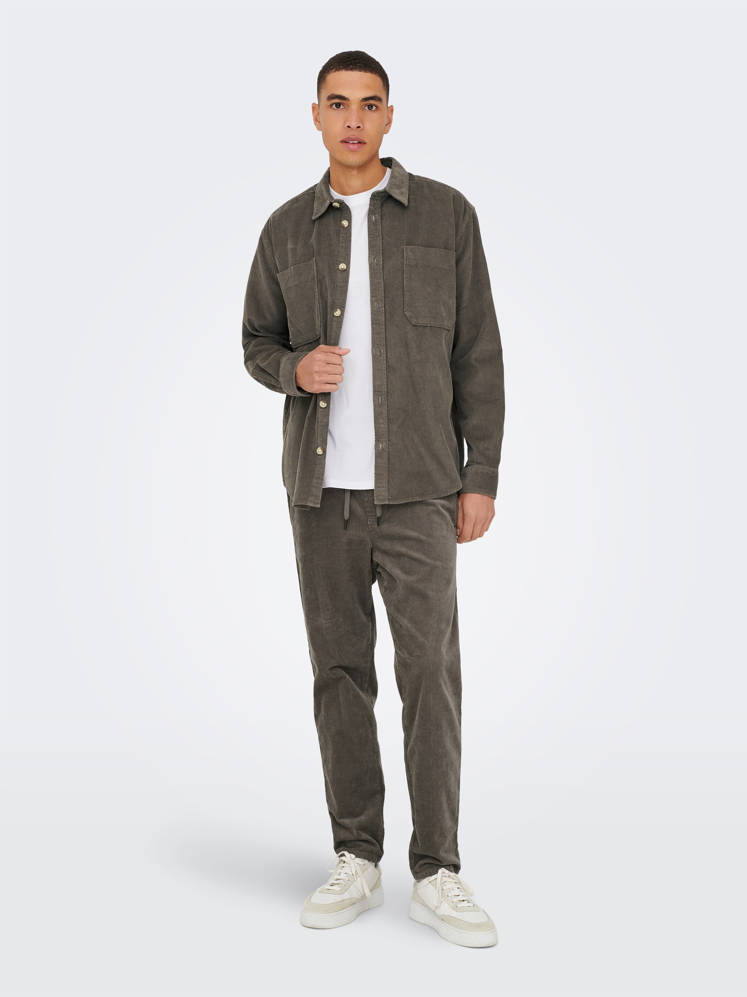 ONLY & SONS Cordschlupfhose »ONSLINUS TAP CORDUROY 0185 PANT NOOS«  Baumwollmischung, regular fit