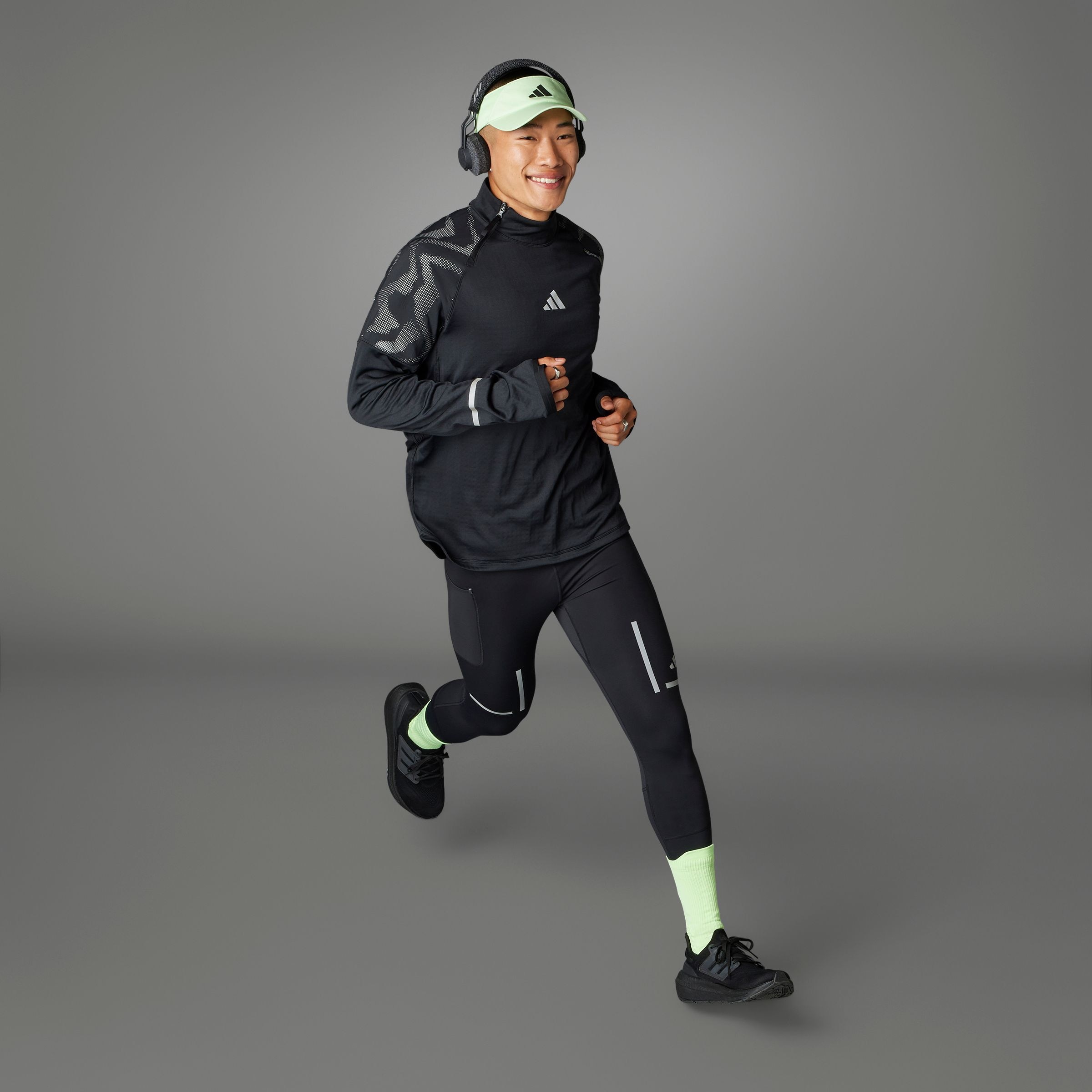adidas Performance Rollkragenshirt »ULT HIVIS 1/2 M«, Running Langarmshirt