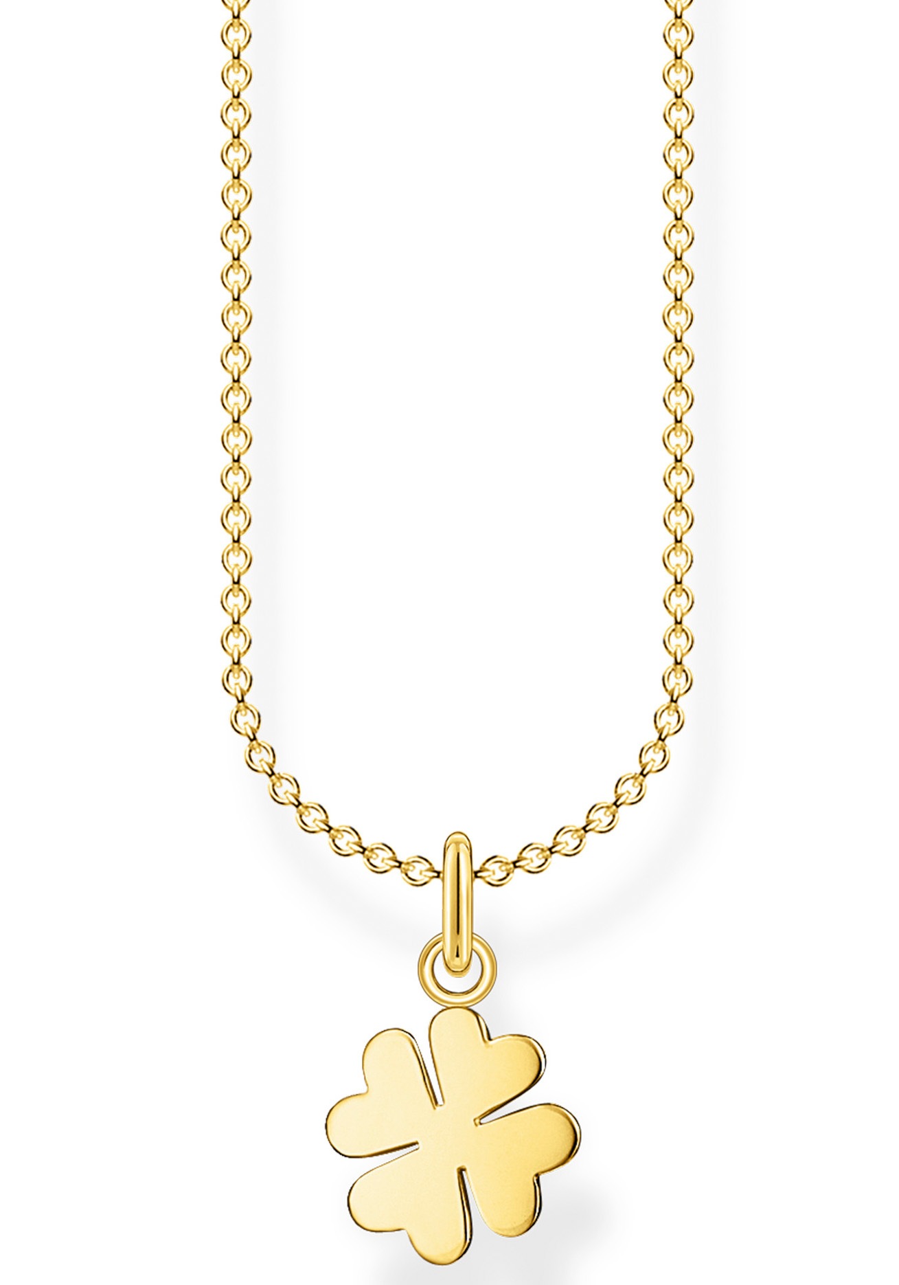 THOMAS SABO Kette mit Anhänger »Kleeblatt, KE2037-413-39-L45v«