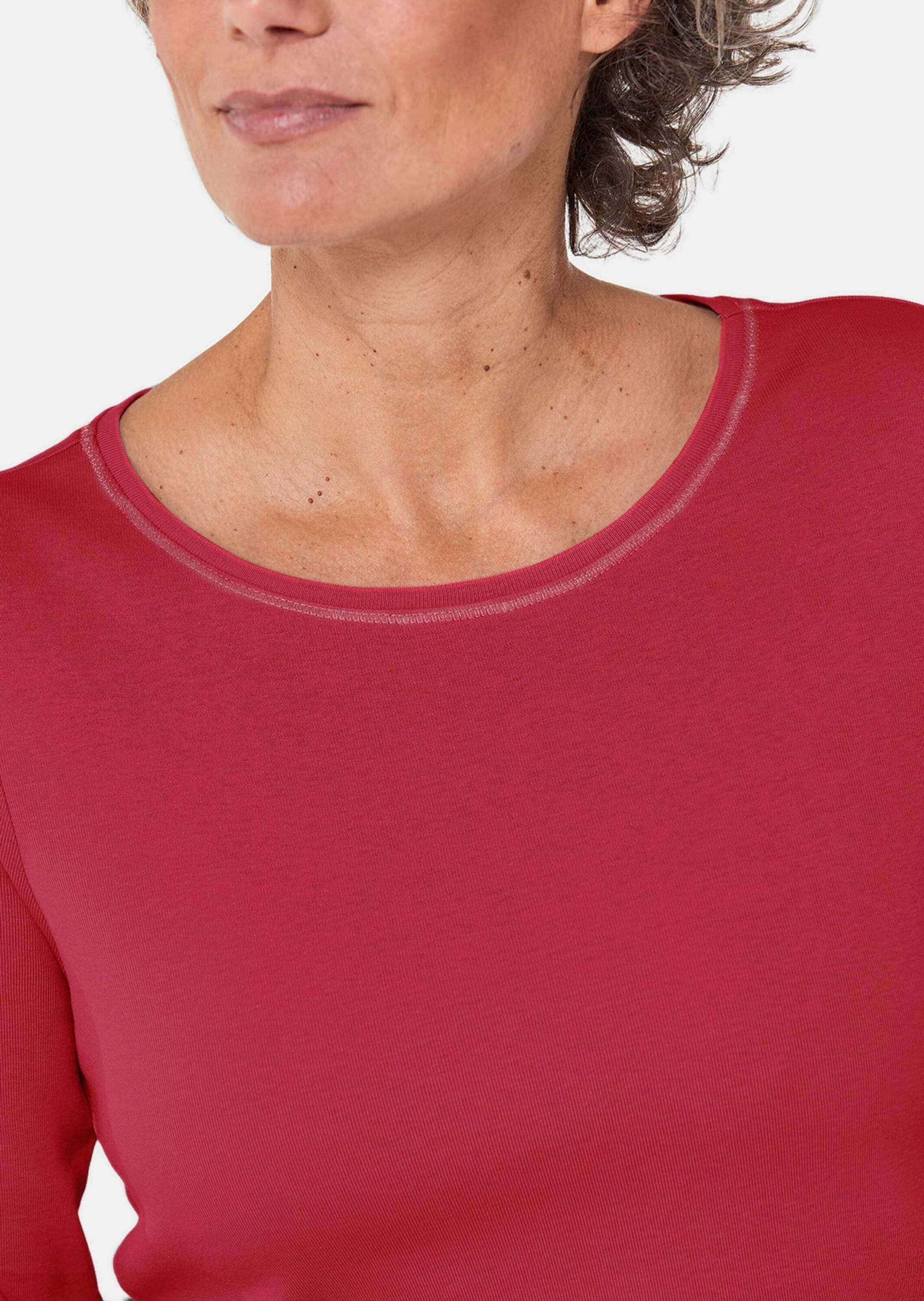 GOLDNER Kurzarmshirt »Kurzgröße Basic T-Shirt aus reiner Baumwolle«