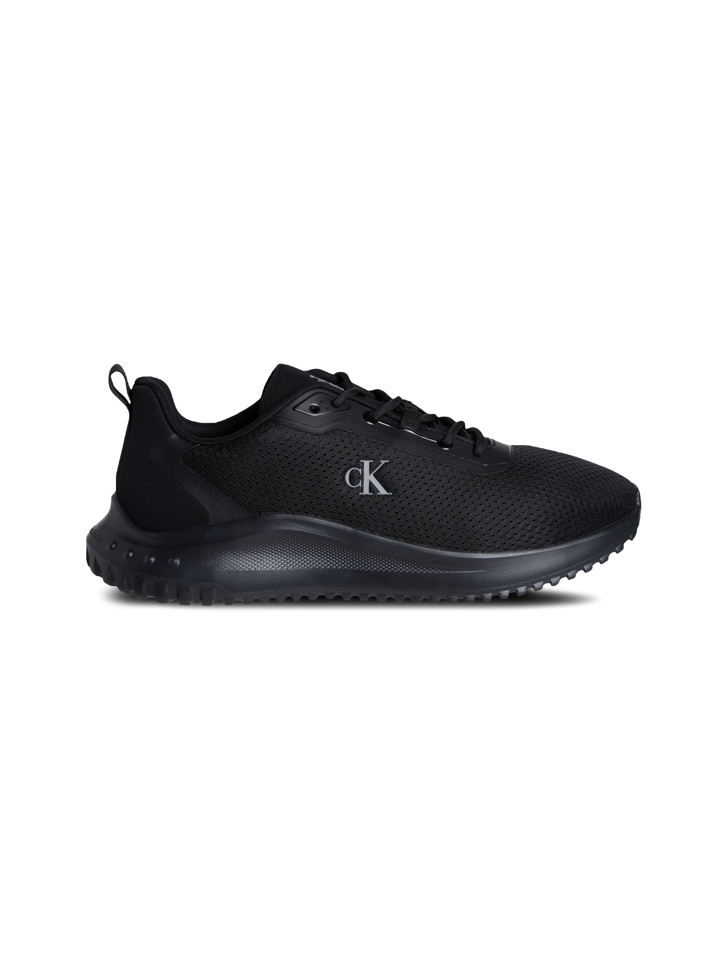 Calvin Klein Jeans Sneaker »EVA RUNNER MIX MESH«, Schnürschuh, Freizeitsneaker, Halbschuh mit seitlichem CK-Logo