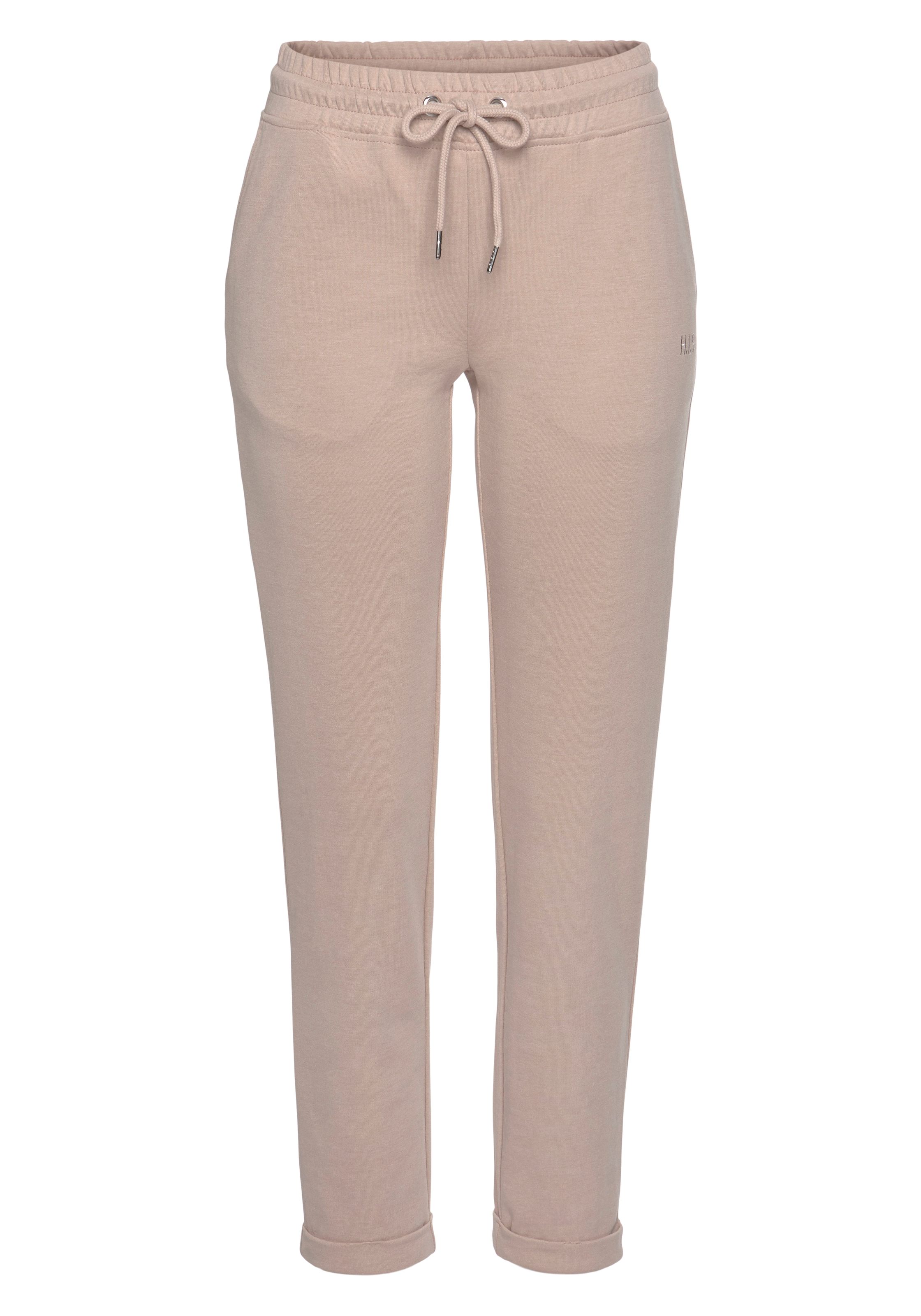 H.I.S Sweathose, Schlupfhose mit kleinem Aufschlag am Saum, Loungewear