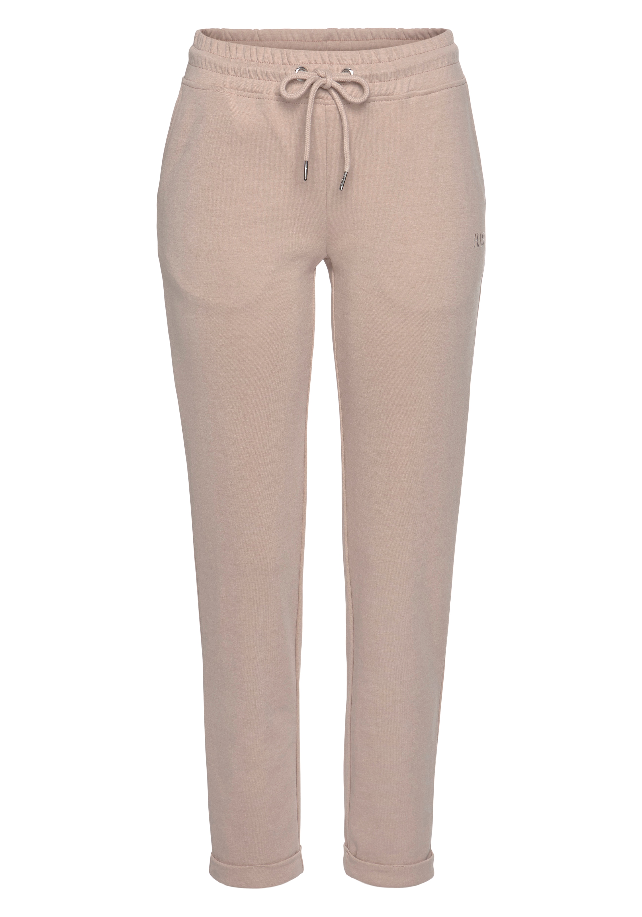 H.I.S Schlupfhose »- Relaxhose - Sweathose«, mit kleinem Aufschlag am Saum, Loungewear