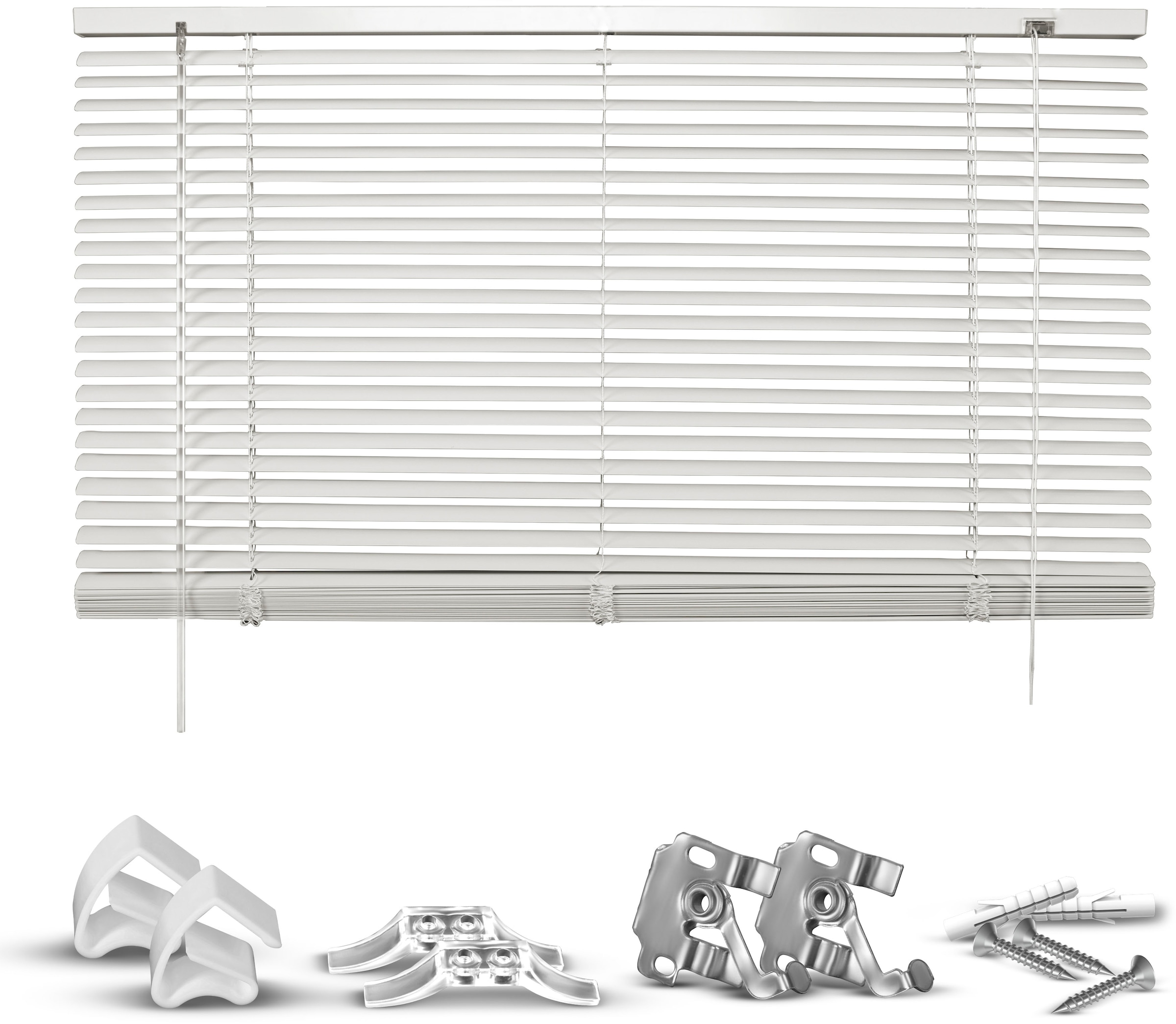Good Life Jalousie »Matti« ohne Bohren freihängend in grau