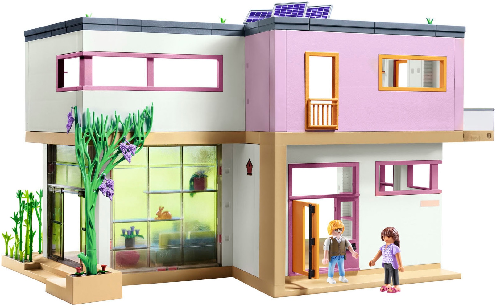 Playmobil® Konstruktions-Spielset »Wohnhaus mit Wintergarten (71607), myLife«, (312 St.), Made in Germany