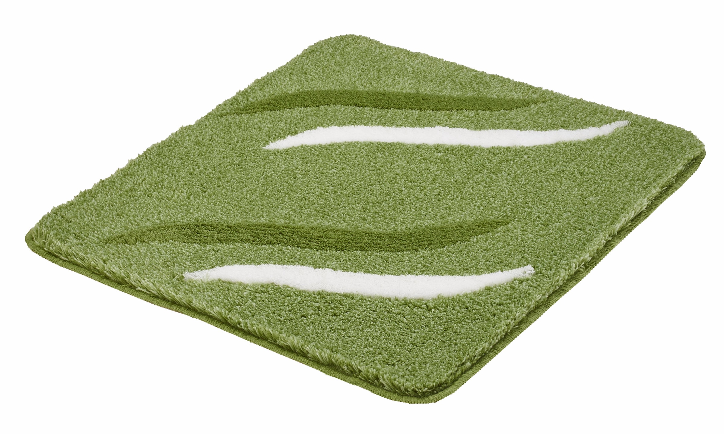 Kleine Wolke Badematte »Florenz«, rutschhemmend beschichtet, fußbodenheizungsgeeignet, Badteppich, Wellen Design, Melange Optik, waschbar